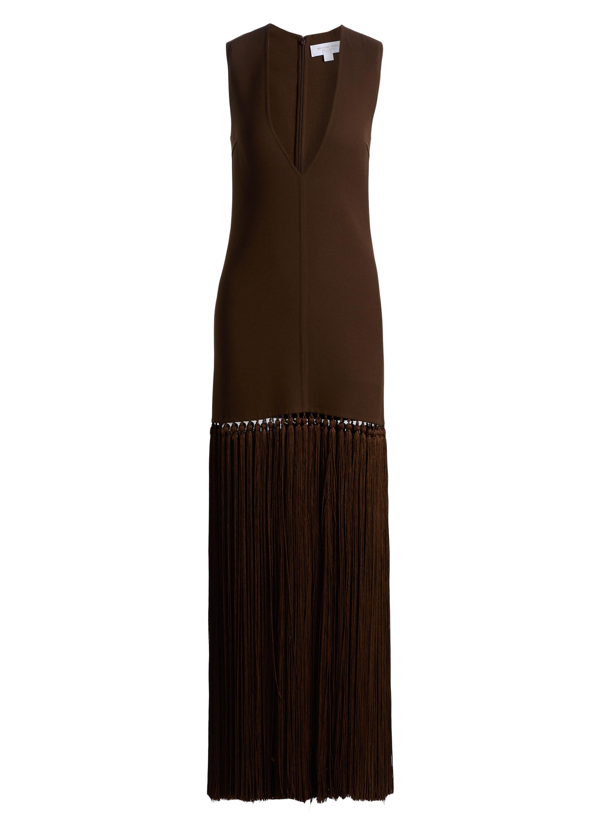 open lace back dress Silk Wool Party Dress S