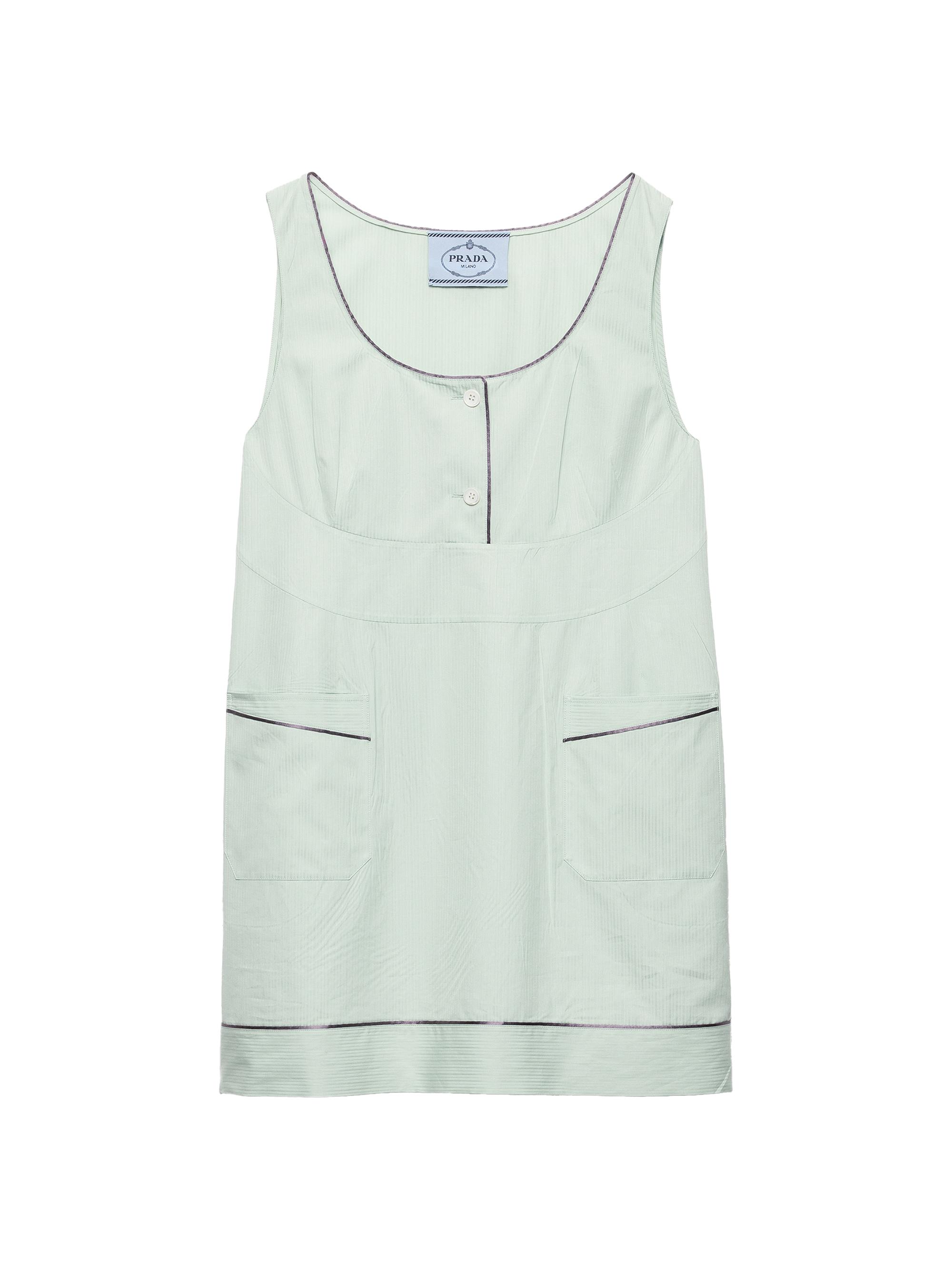 Prada Women's Cotton Mini-Dress - Green
