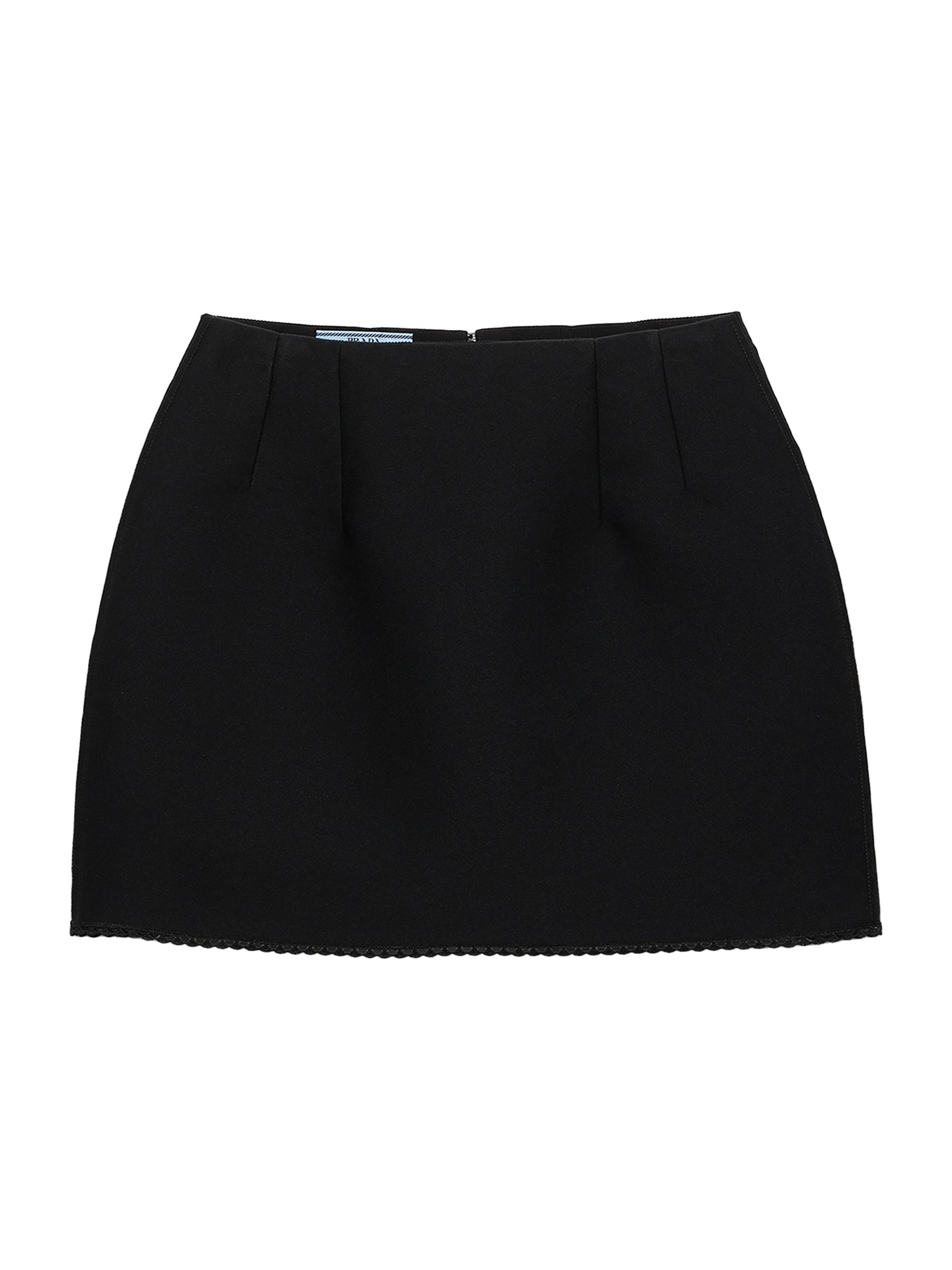 Prada Women's Scuba Knit Mini-Skirt - Black