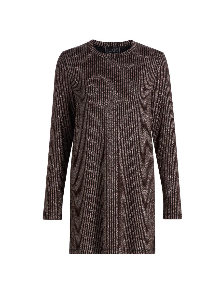 Johnny Was Women's Jenna Metallic Rib-knit Tunic