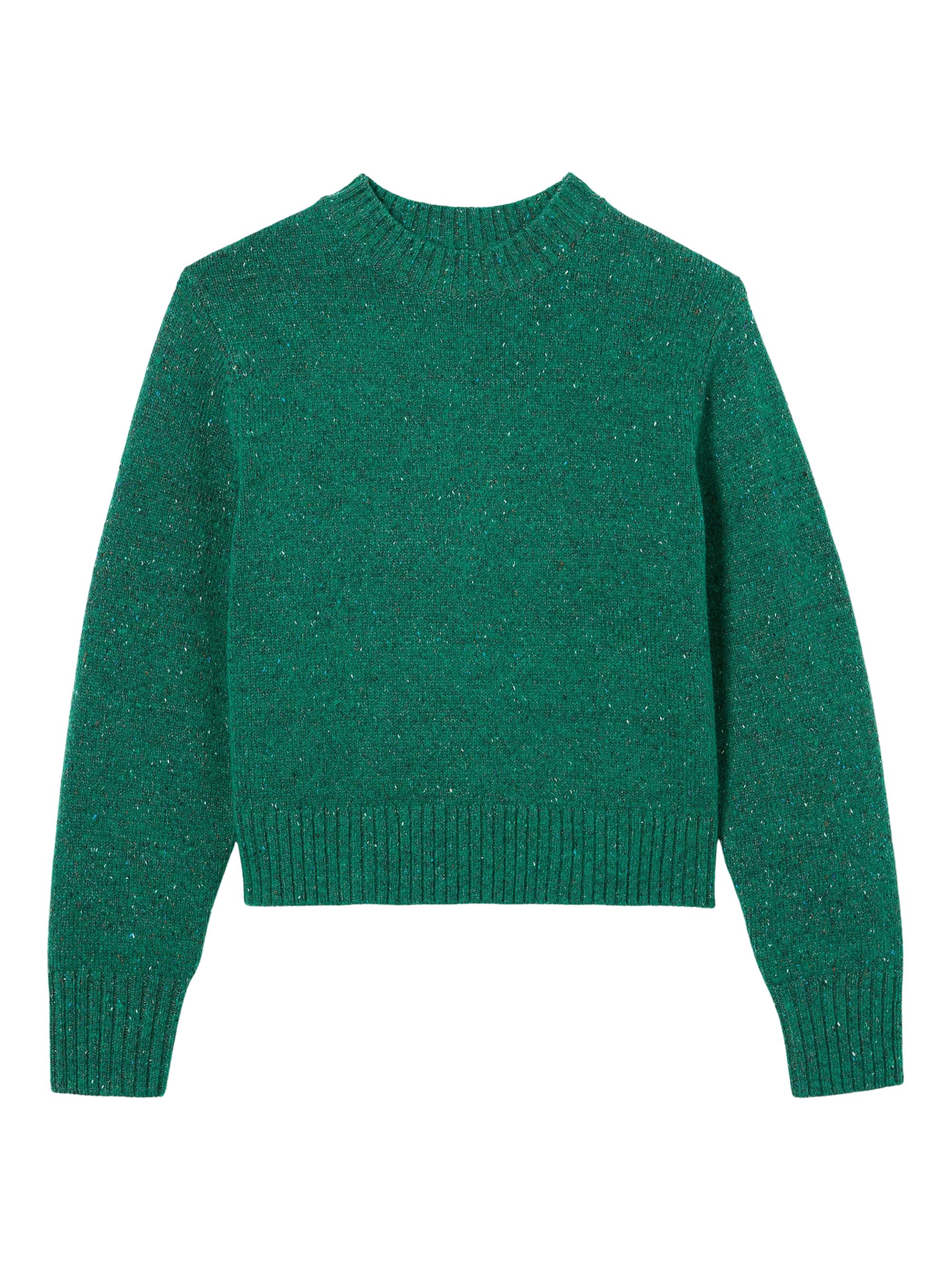 M.M.LaFleur Women's Maura Confetti Wool Sweater - Cinder Grey