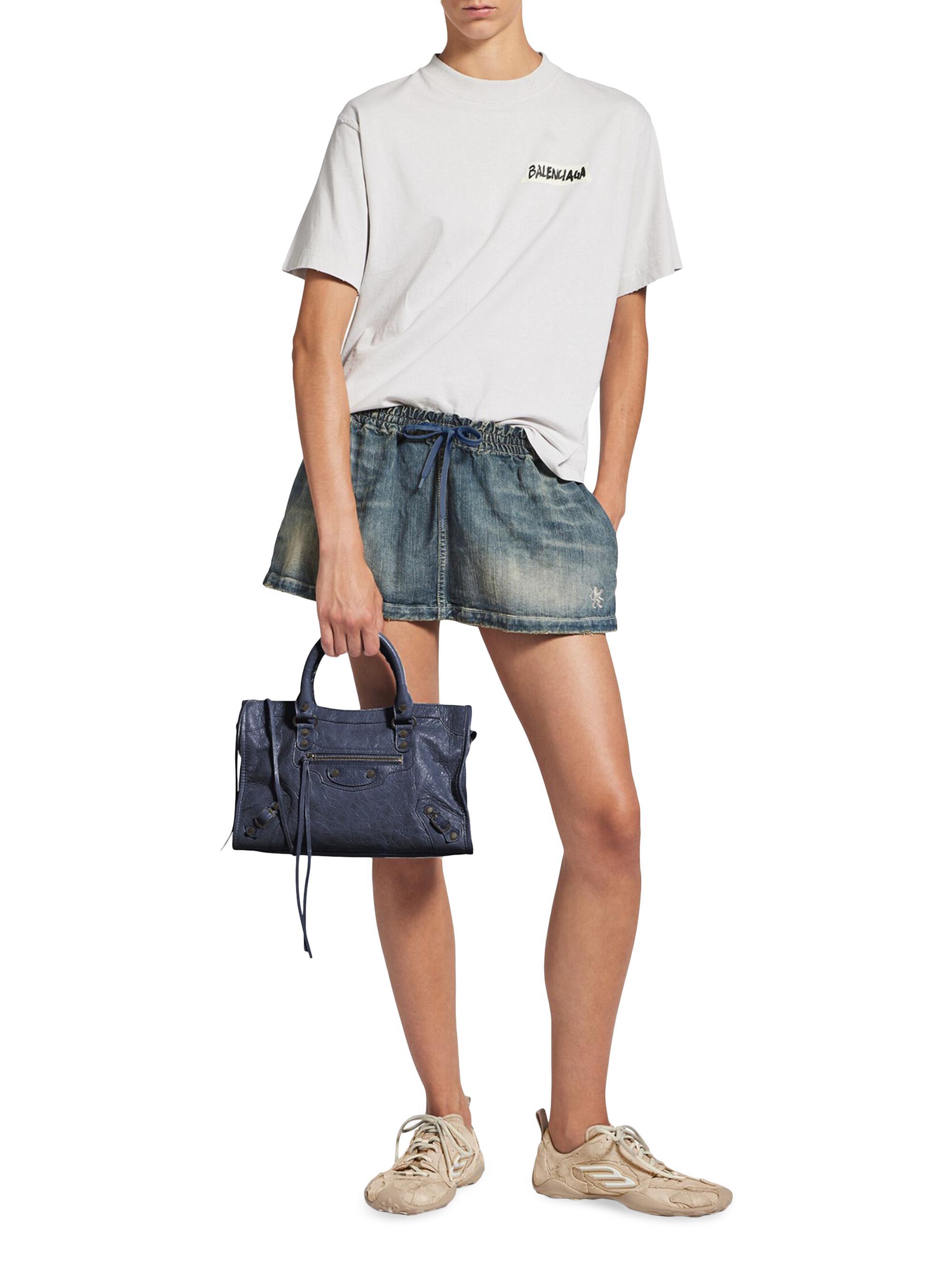 Balenciaga Women's Le City  Top Handle Bag - Dark Maree