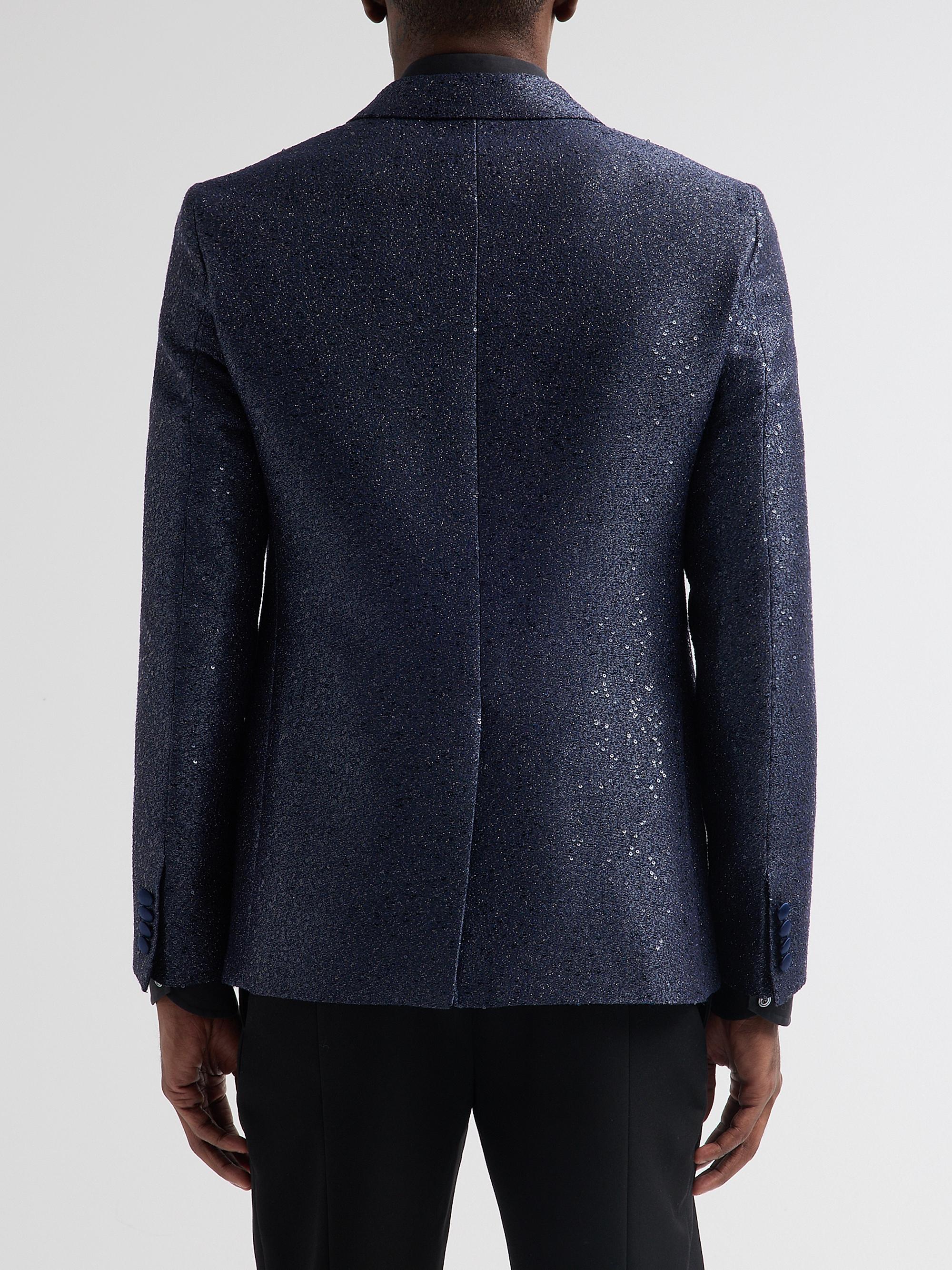 Pal Zileri Men's Sparkle Donegal-Effect Dinner Jacket - Blue | Thumbnail 3
