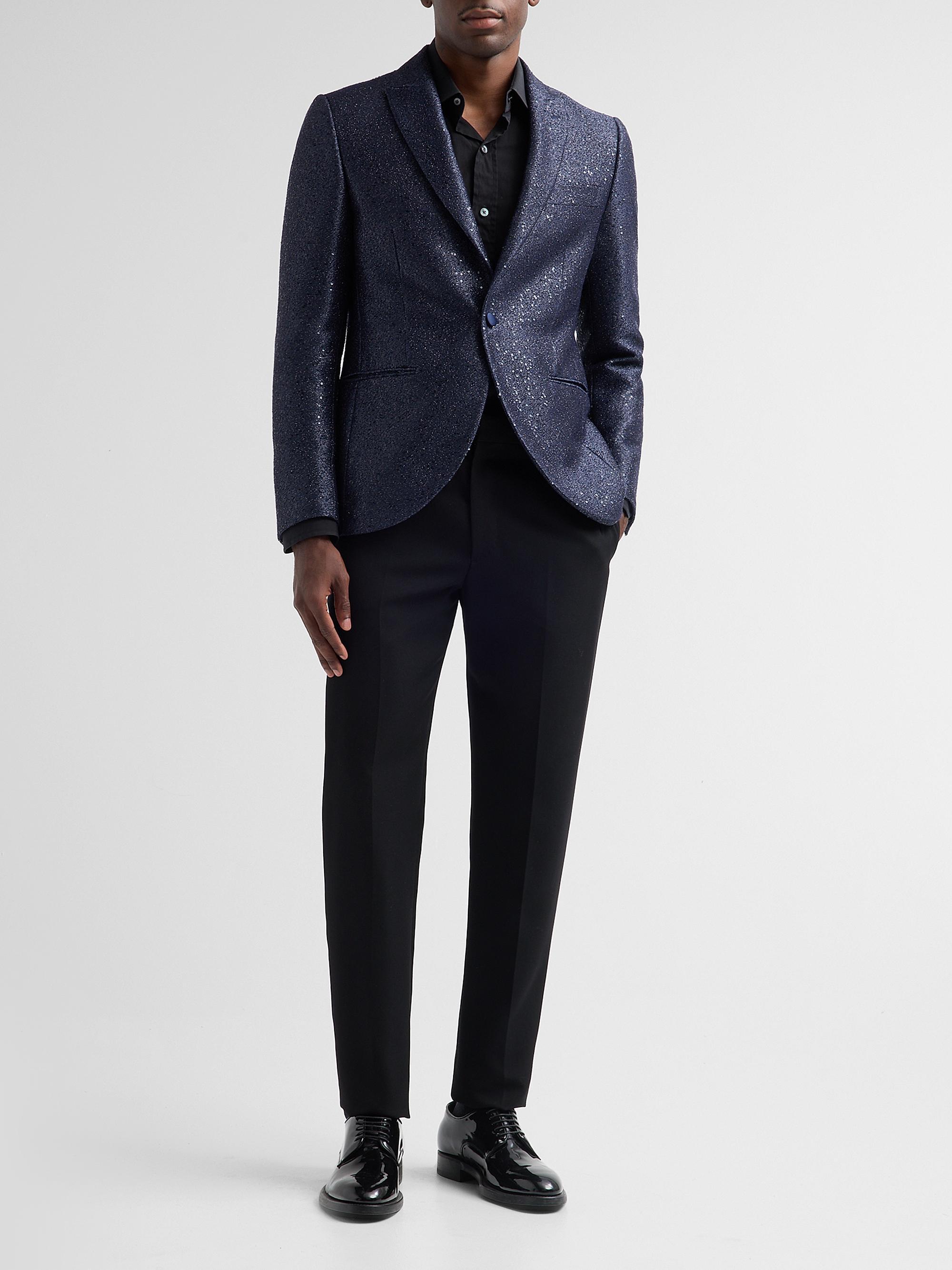 Pal Zileri Men's Sparkle Donegal-Effect Dinner Jacket - Blue | Thumbnail 2