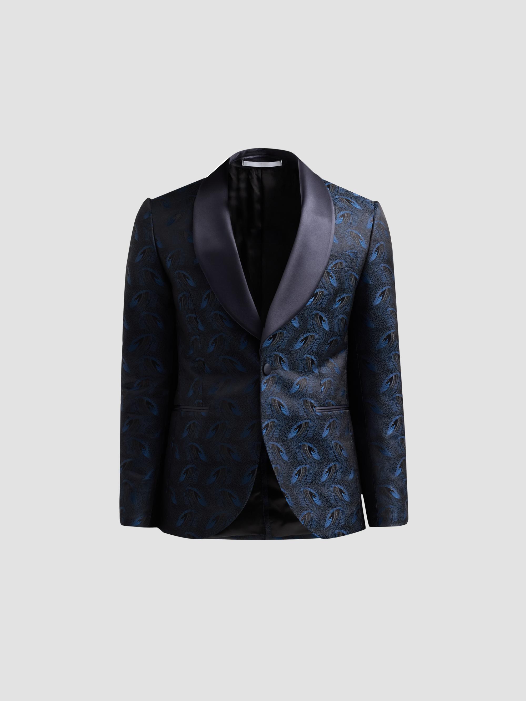 Pal Zileri Tonal Paisley Wool-Blend Dinner Jacket | Saks Fifth Avenue