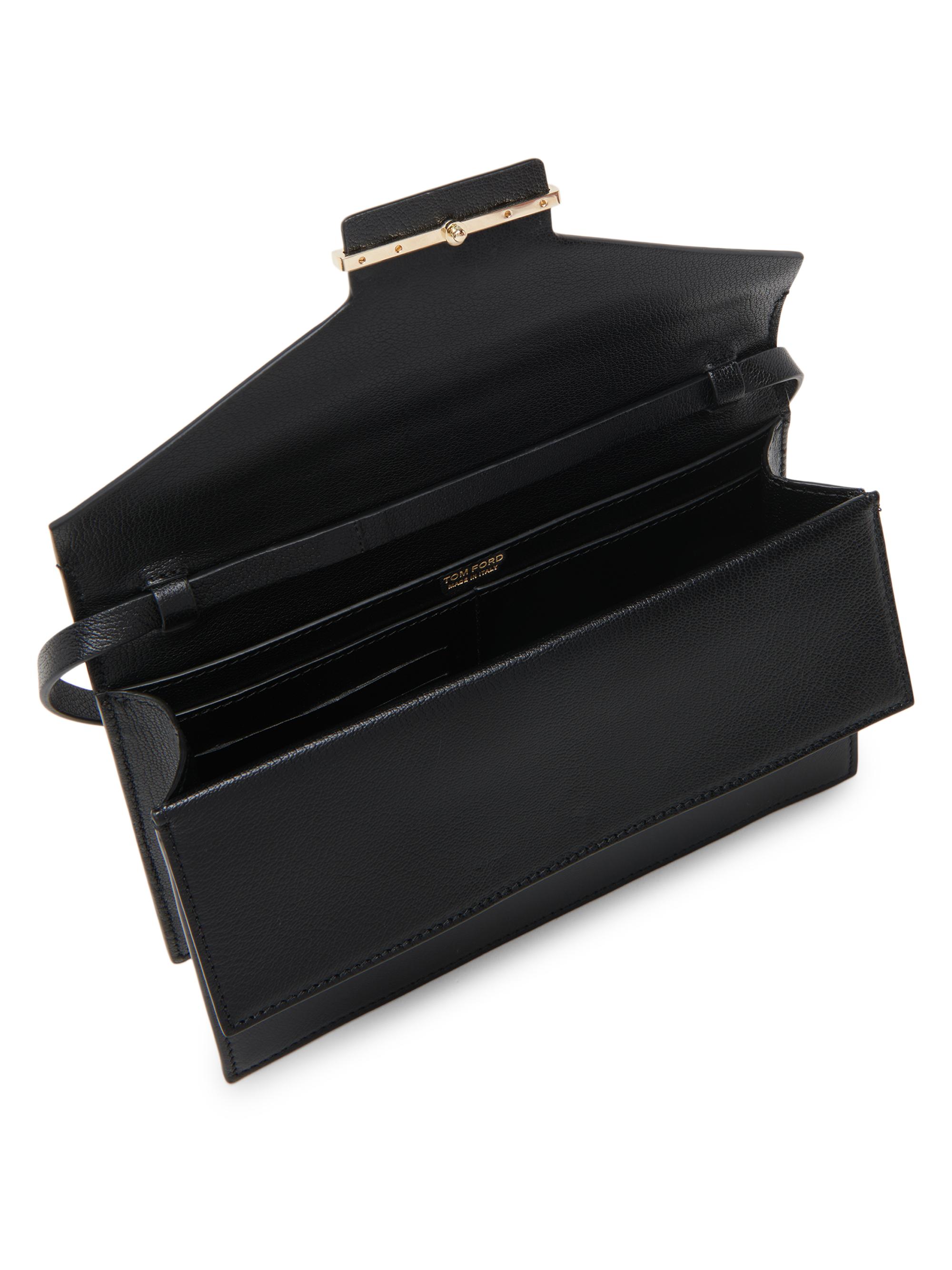 TOM FORD Mini Aube Leather Shoulder Clutch | Saks Fifth Avenue