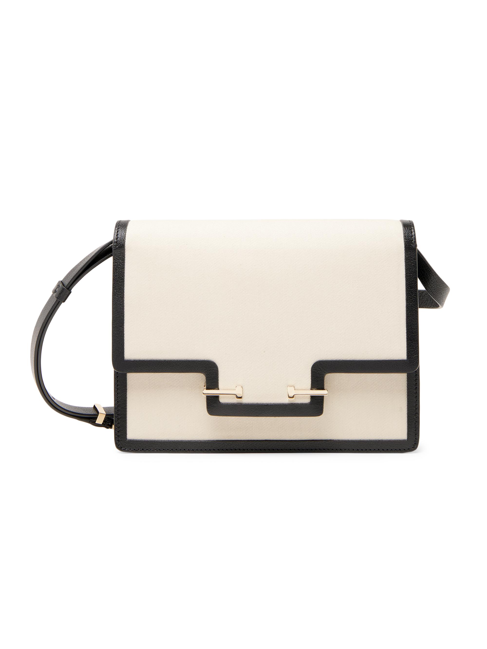 TOM FORD Women's Aube Two-Tone Shoulder Bag - Ecru Black