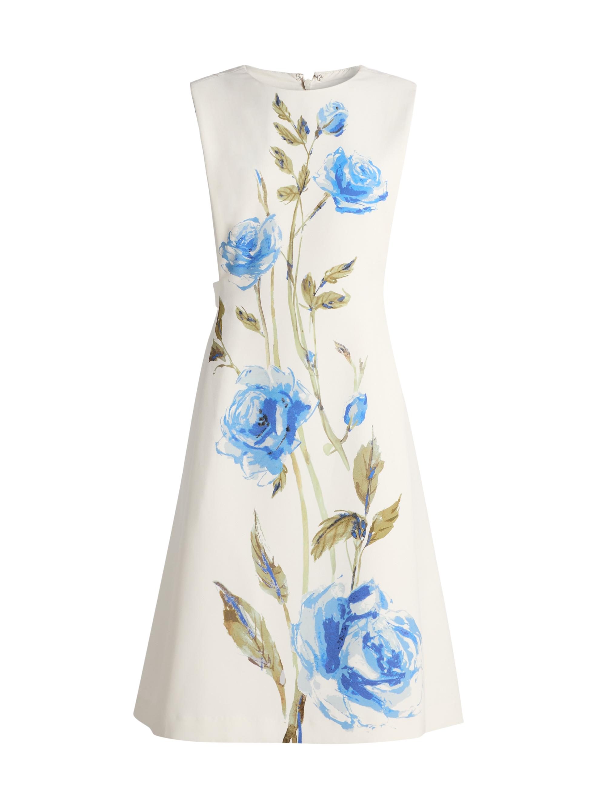 Teri Jon by Rickie Freeman Women's Crepe Flower Print Minidress -  Multi