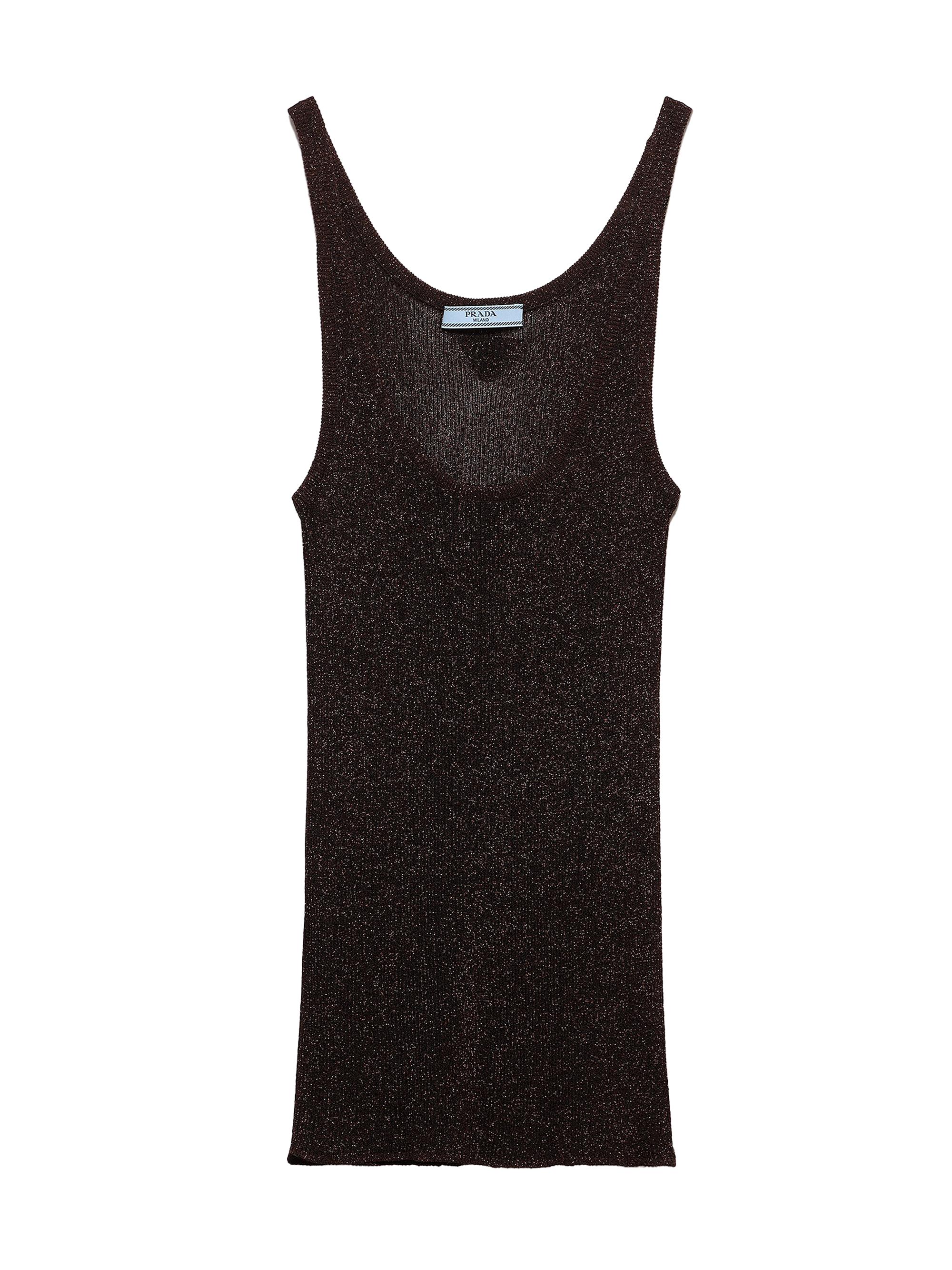 Prada Ribbed Knit Jersey Tank Top | Saks Fifth Avenue