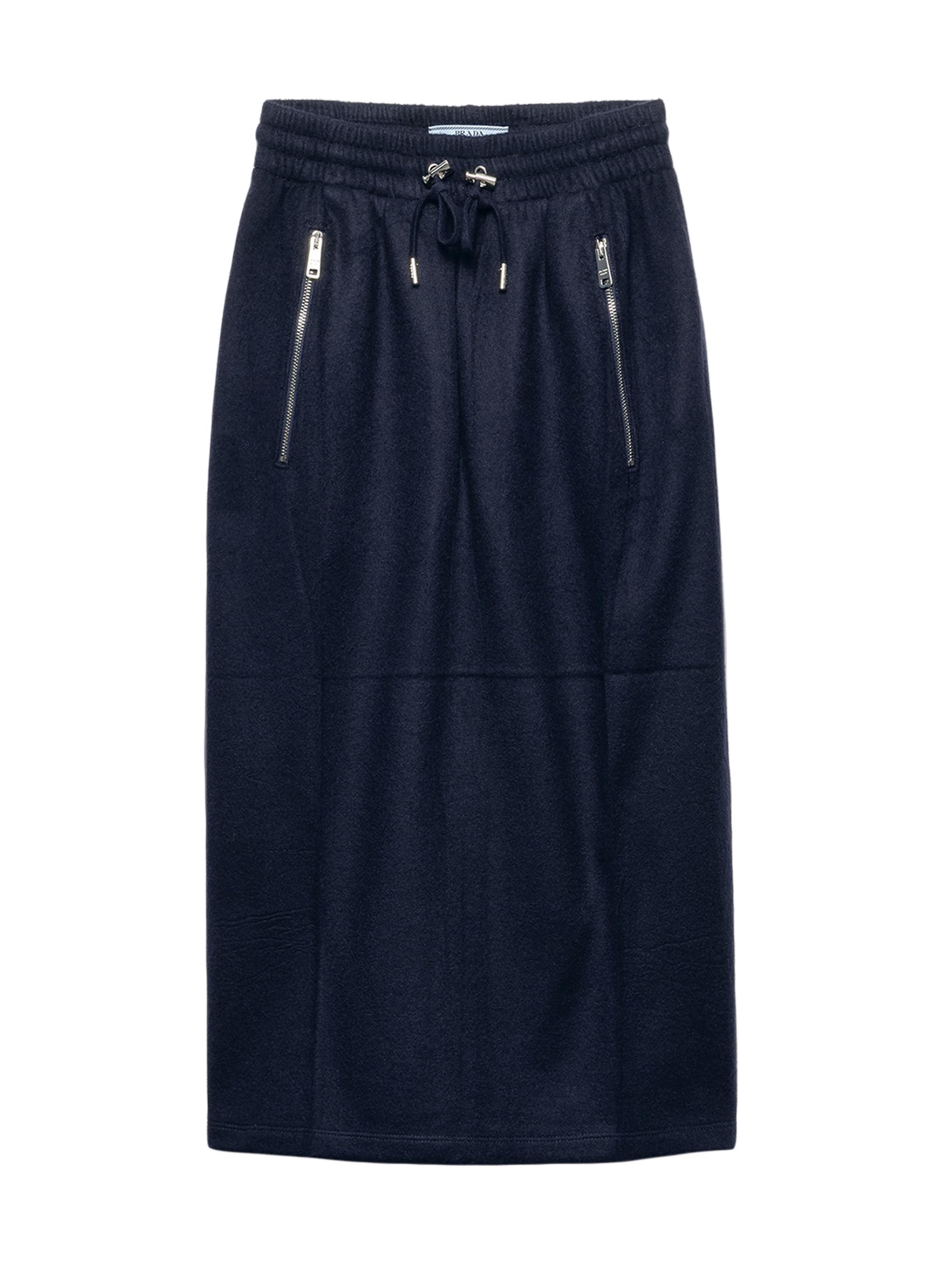 Prada Women's Jersey Skirt - Blue