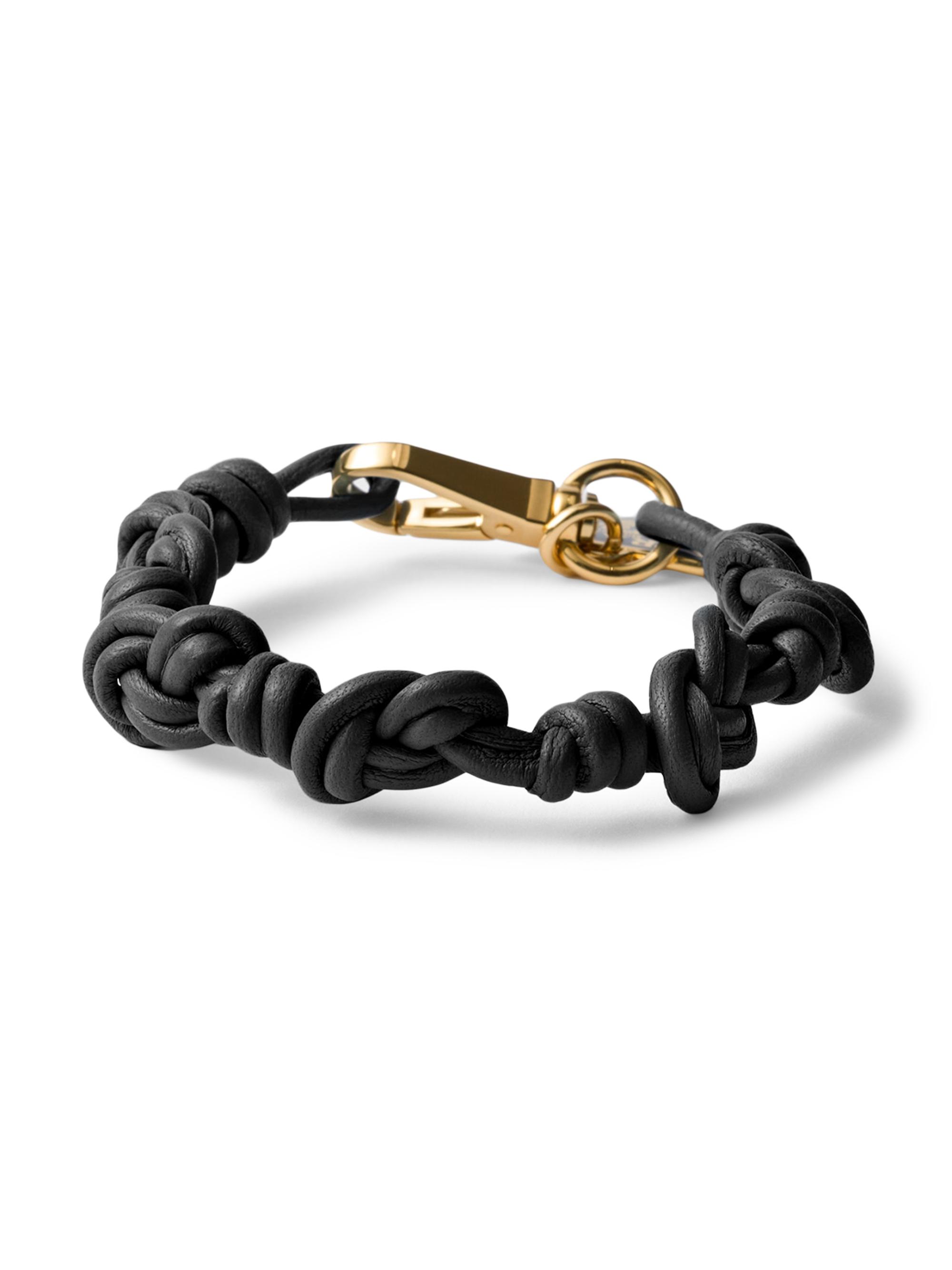 Prada Women's Nappa Leather Bracelet - Black