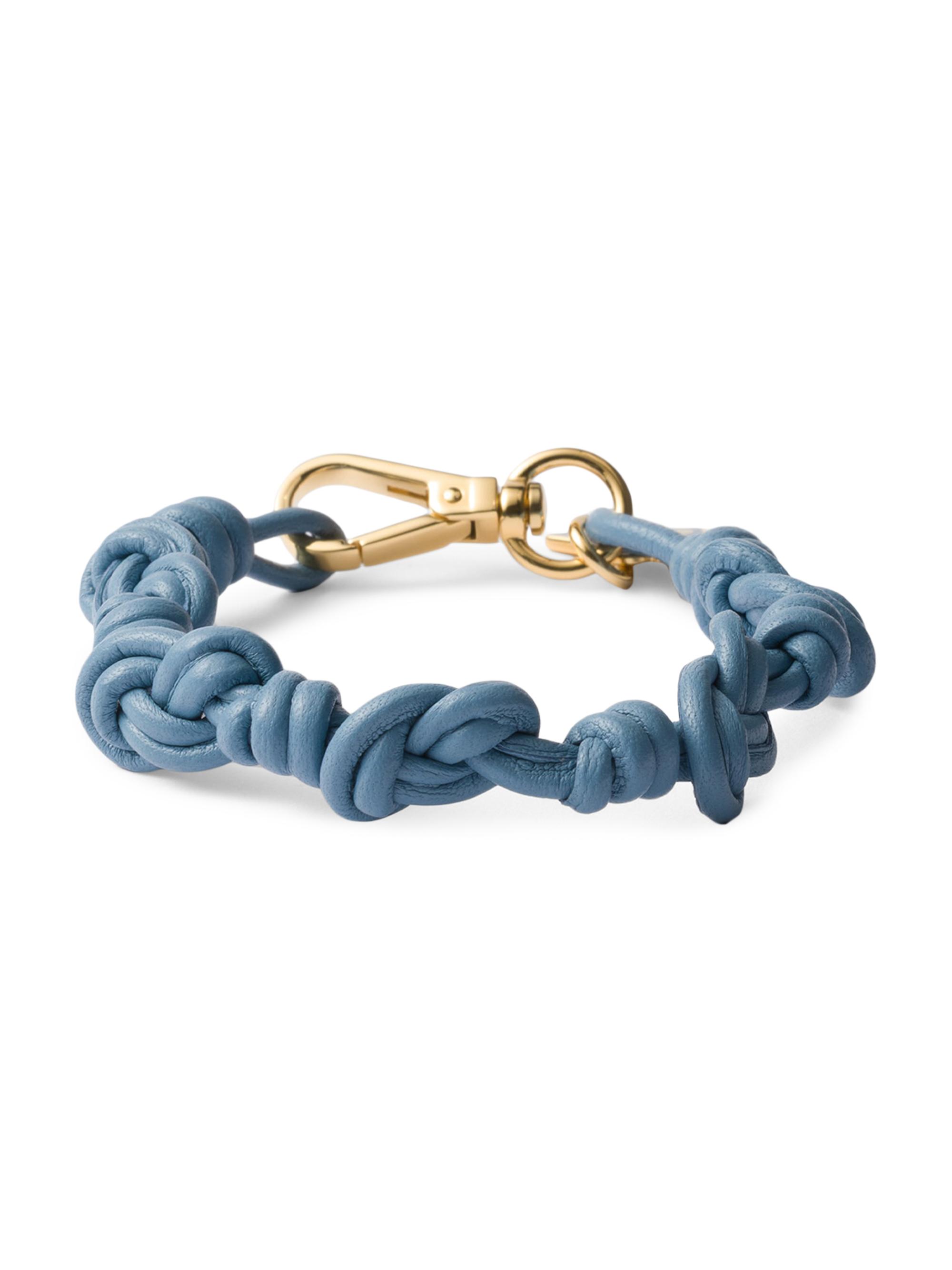 Prada Women's Nappa Leather Bracelet - Blue