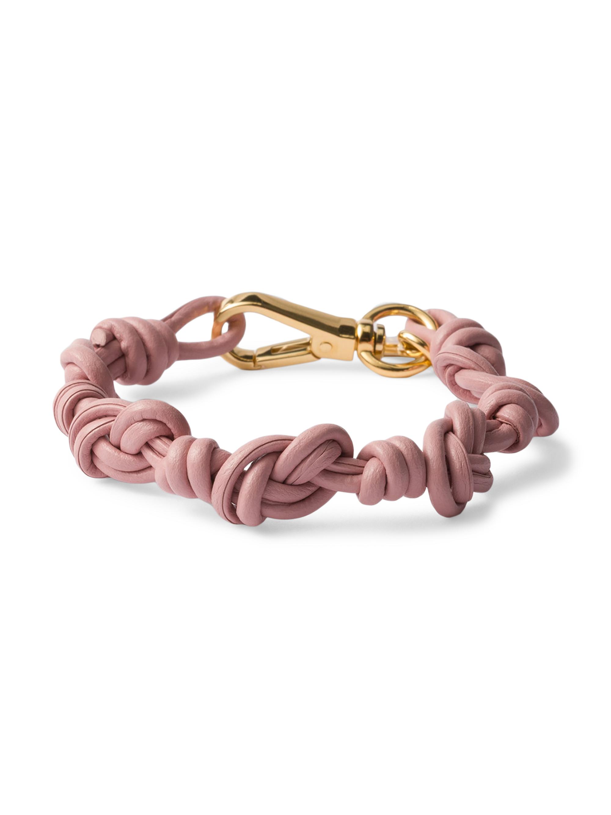 Prada Women's Nappa Leather Bracelet - Pink