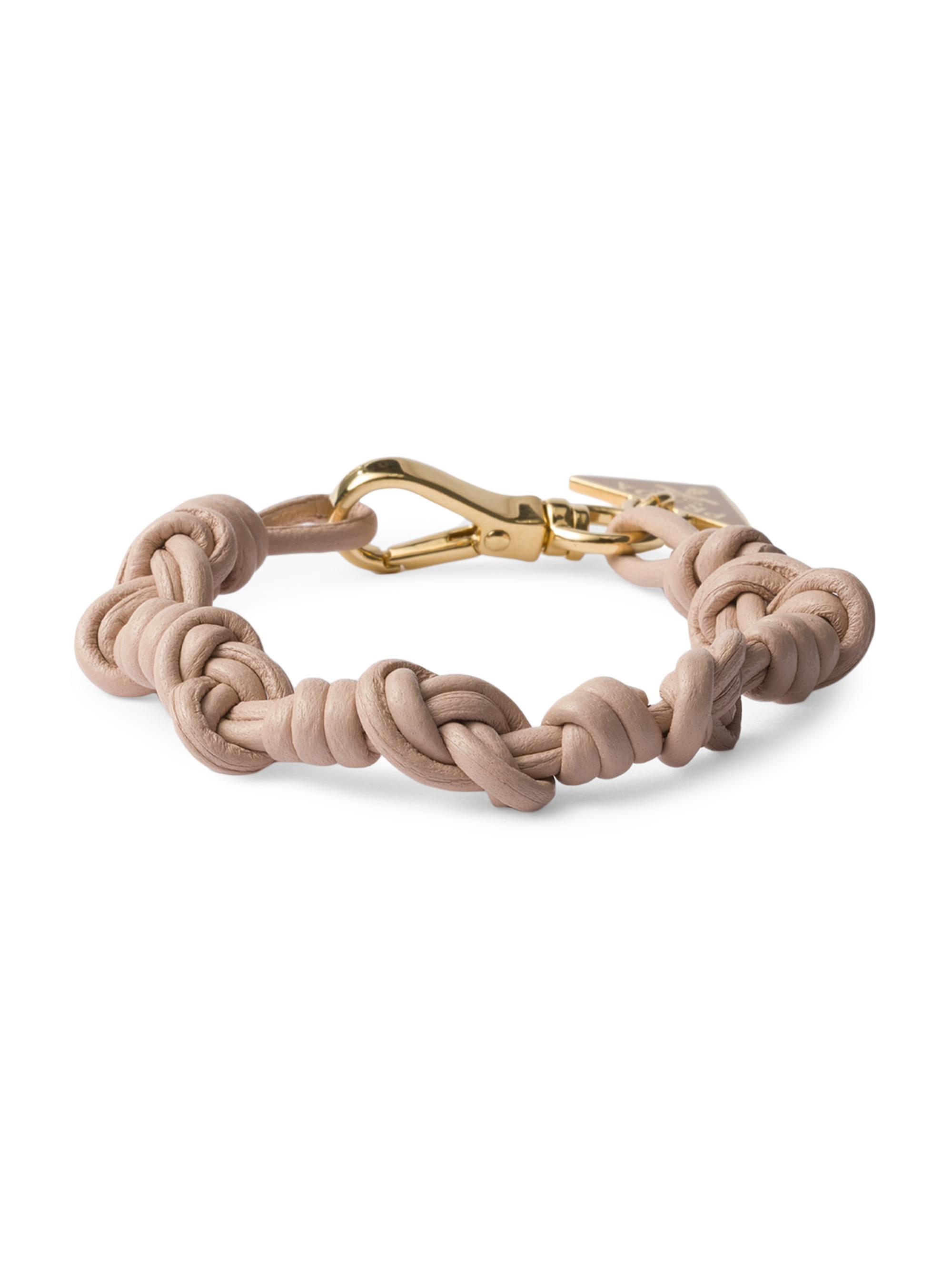 Prada Women's Nappa Leather Bracelet - Taupe Rose