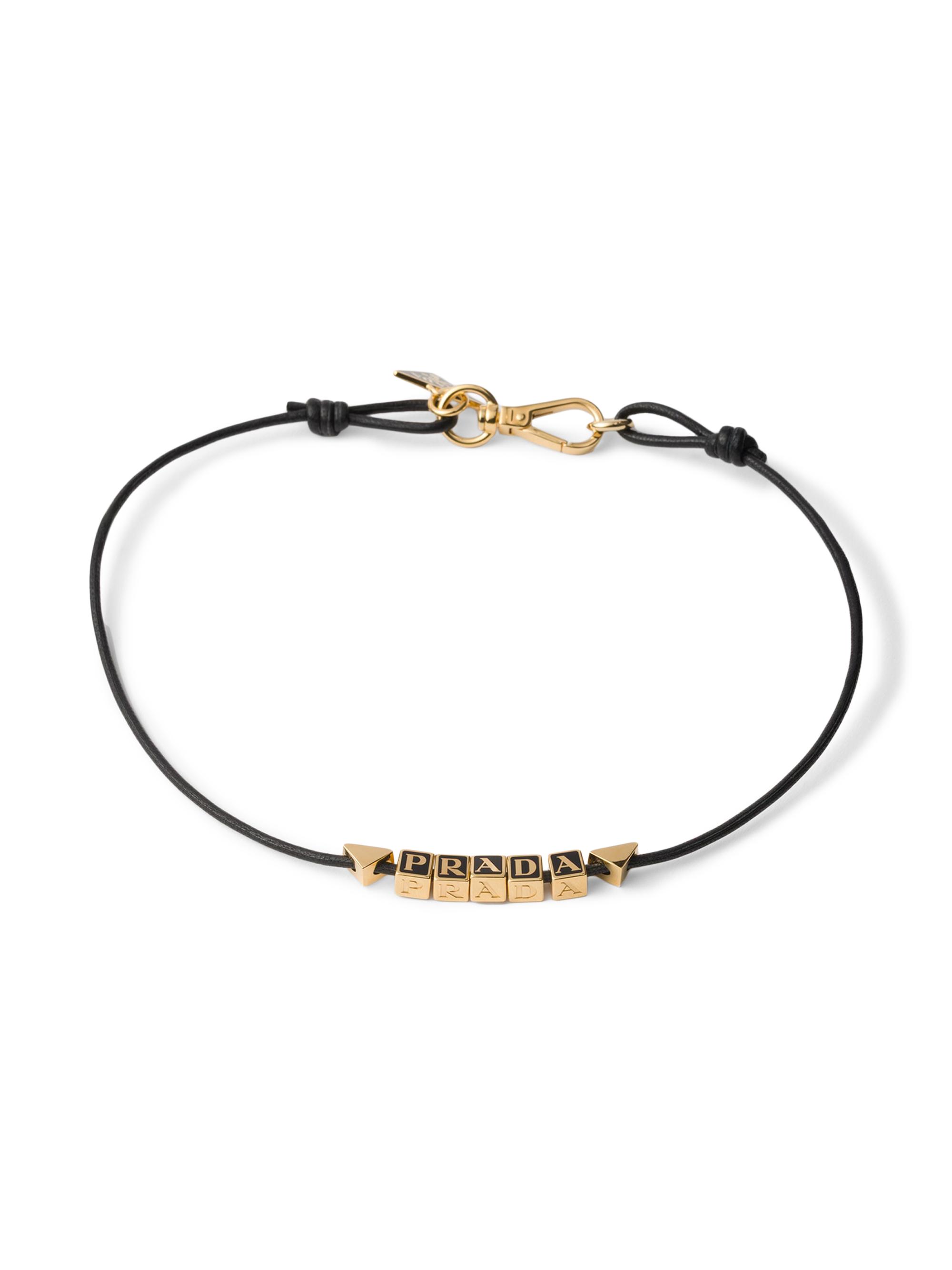 Prada Women's Nappa Leather Choker - Black