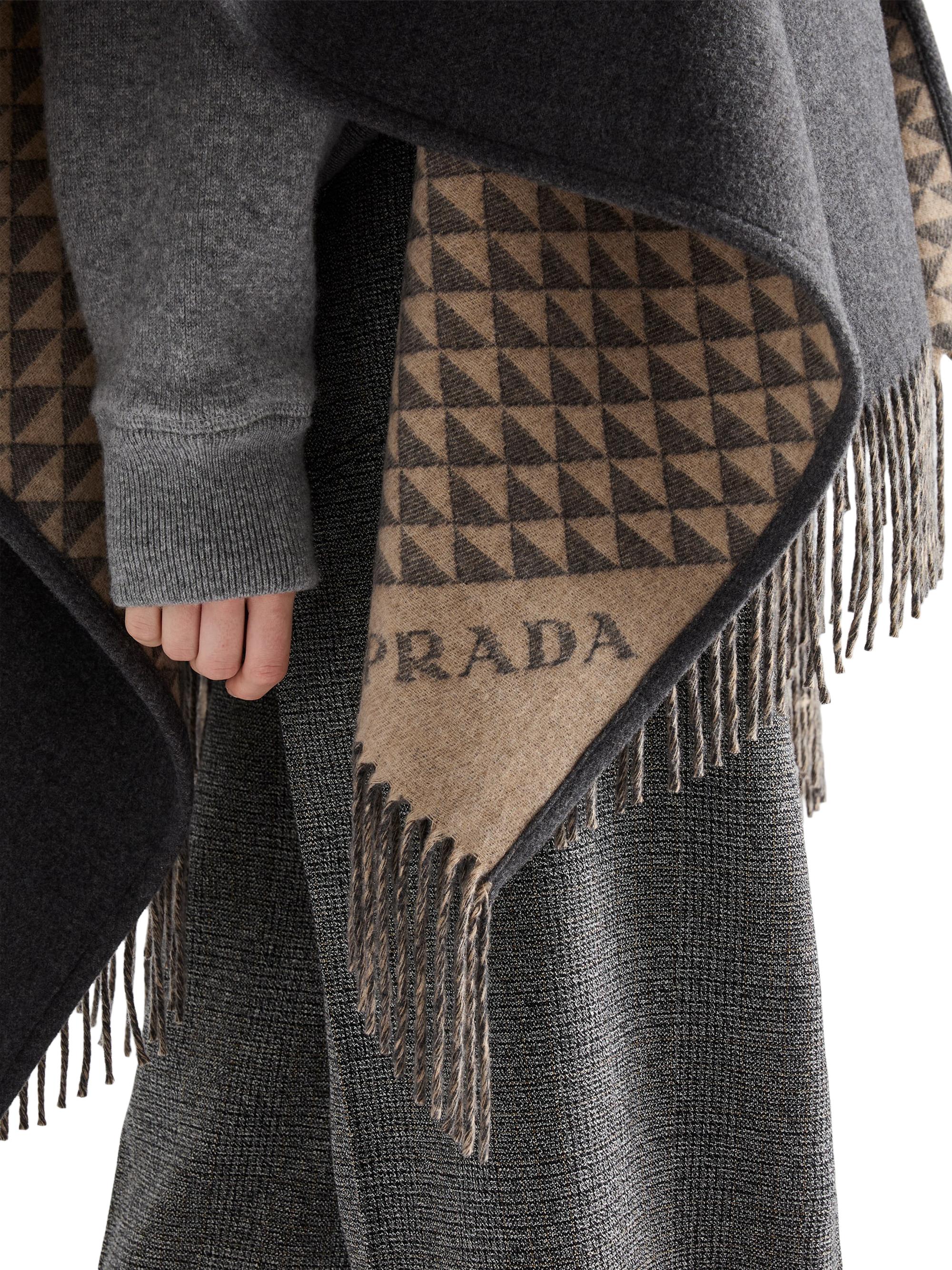 Prada Reversible Wool and Cashmere Poncho | Saks Fifth Avenue