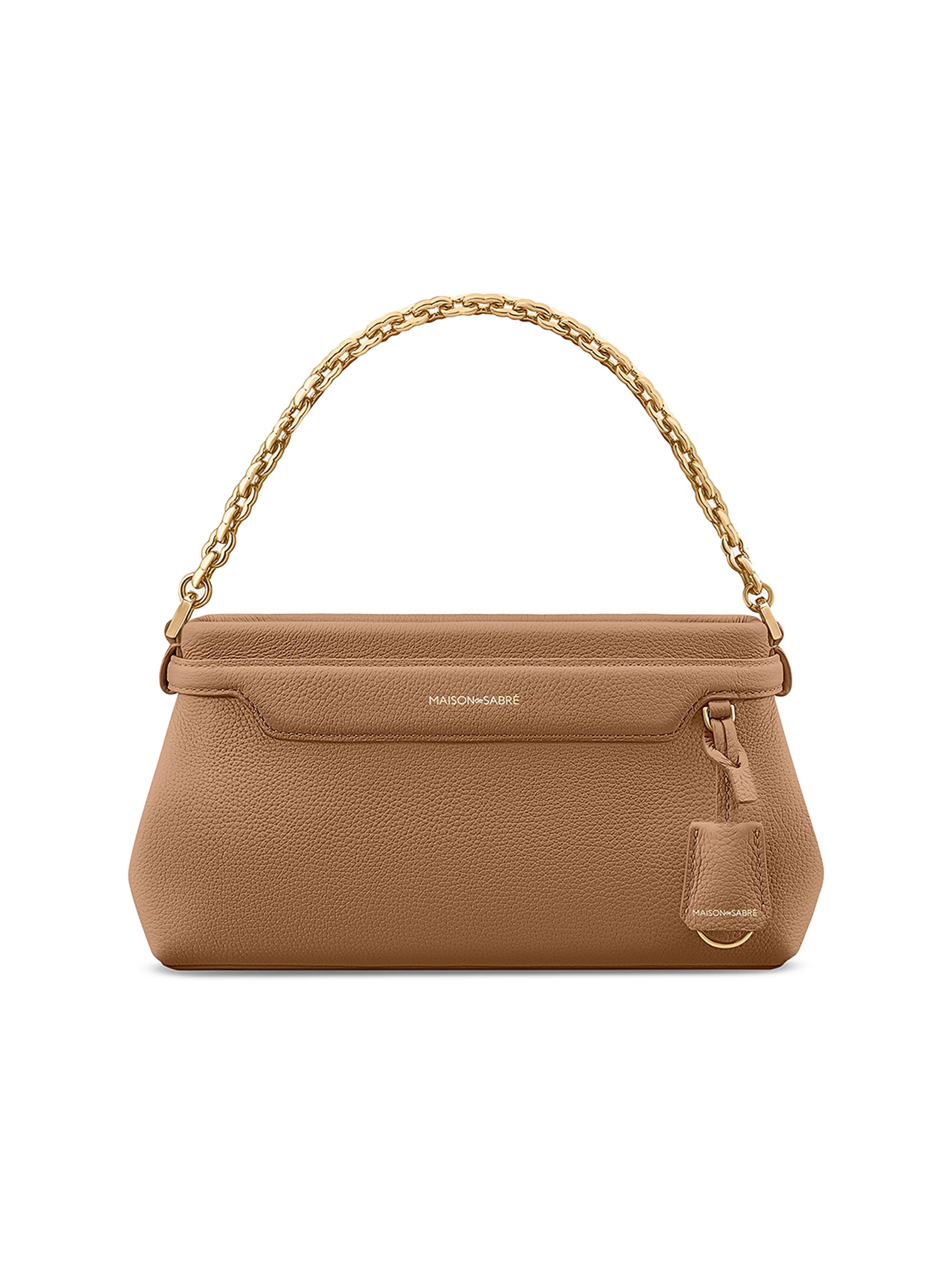 Burberry Check & Leather Top Handle Note Bag | Saks Fifth Avenue