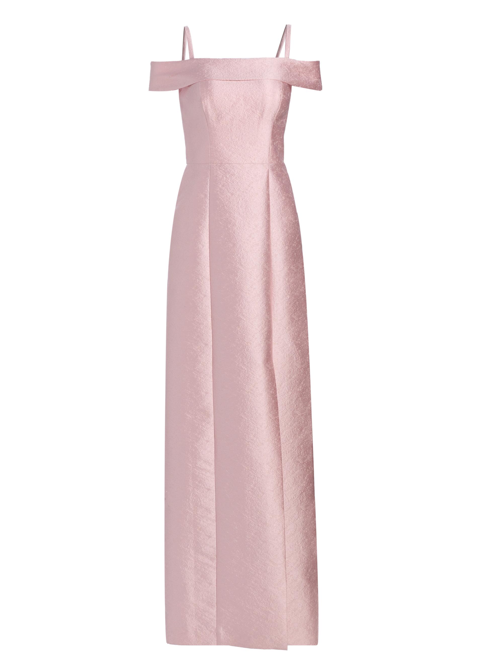 Kay Unger Women's Edith Jacquard Off-The-Shoulder Column Gown - Ballet Pink