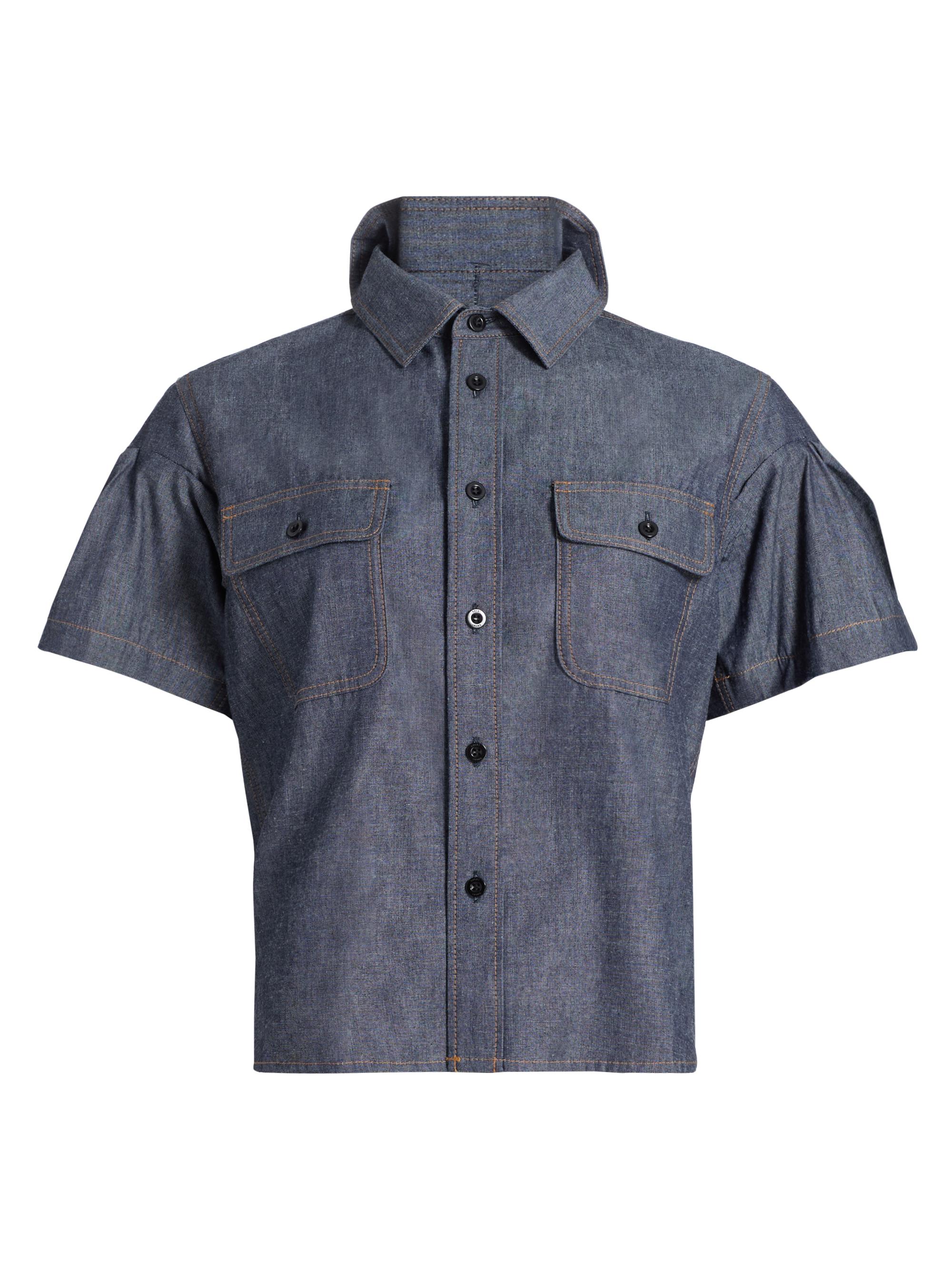 Sacai Women's Lightweight Denim Shirt - Blue