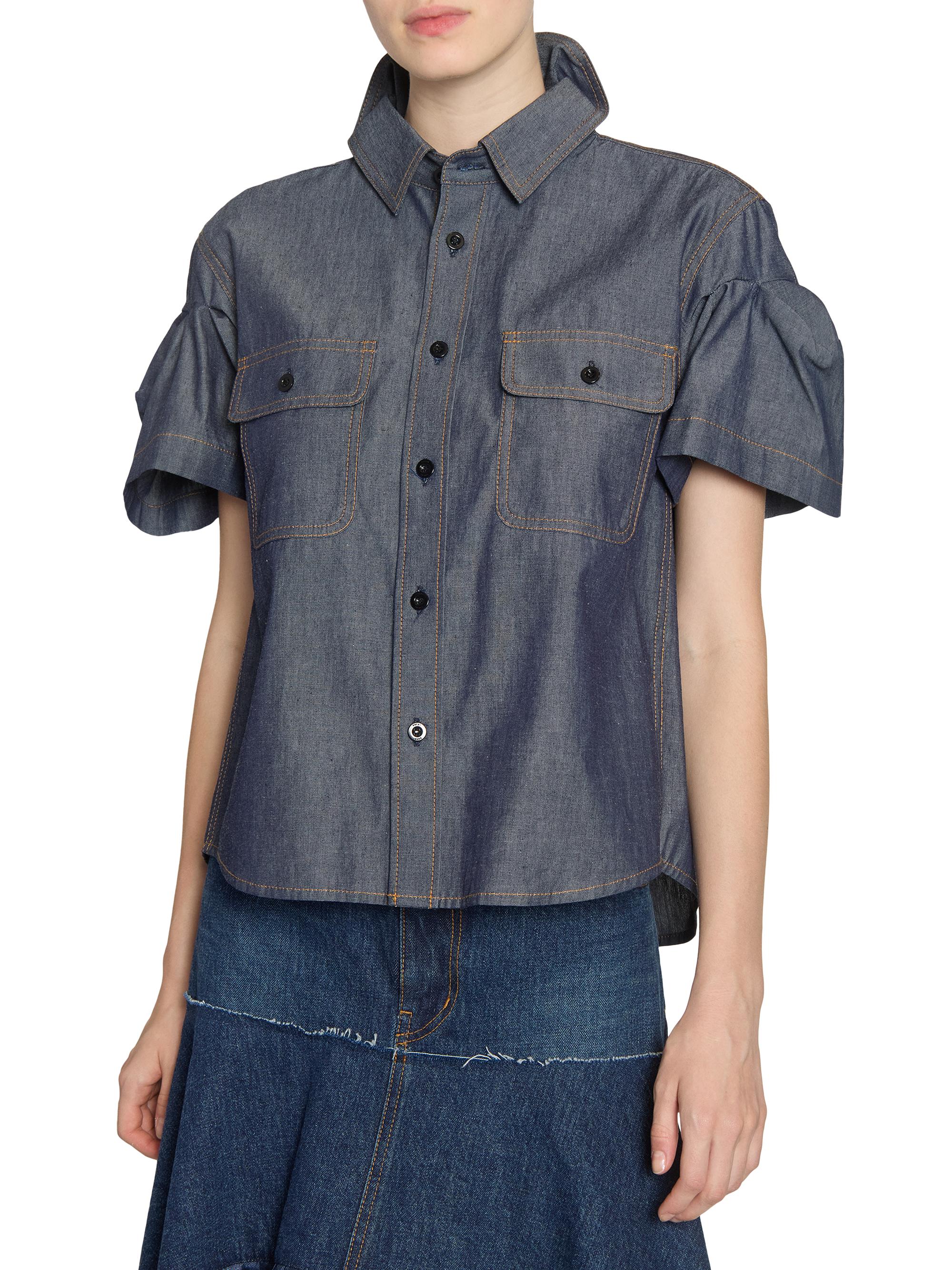 Sacai Lightweight Denim Shirt | Saks Fifth Avenue