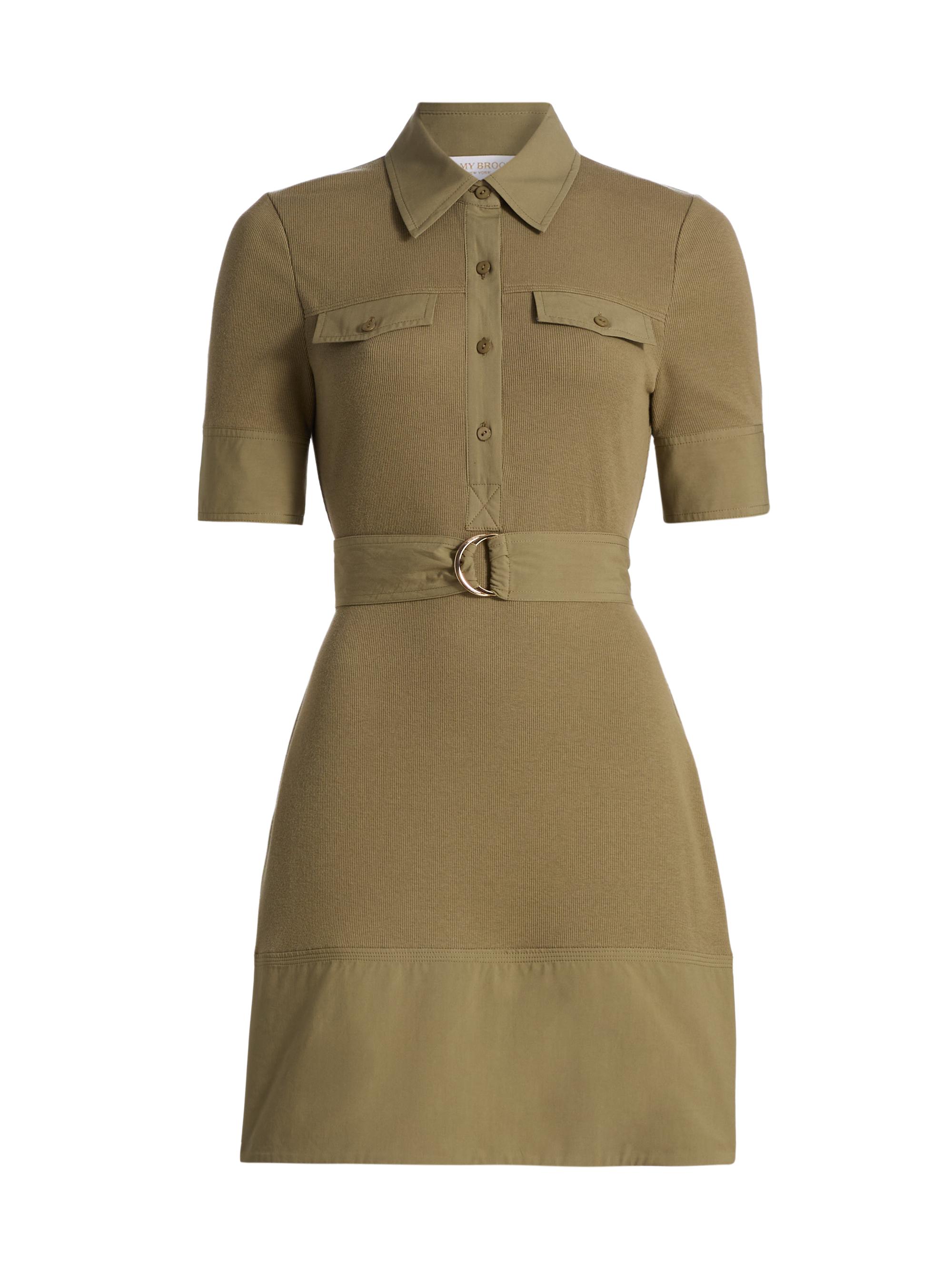 T*K様 新品未使用　BRIEFING ラミードレス　ショートパンツ　ライトブラ Ramy Brook Alessia Belted Rib-Knit Shirtdress | Saks Fifth Avenue