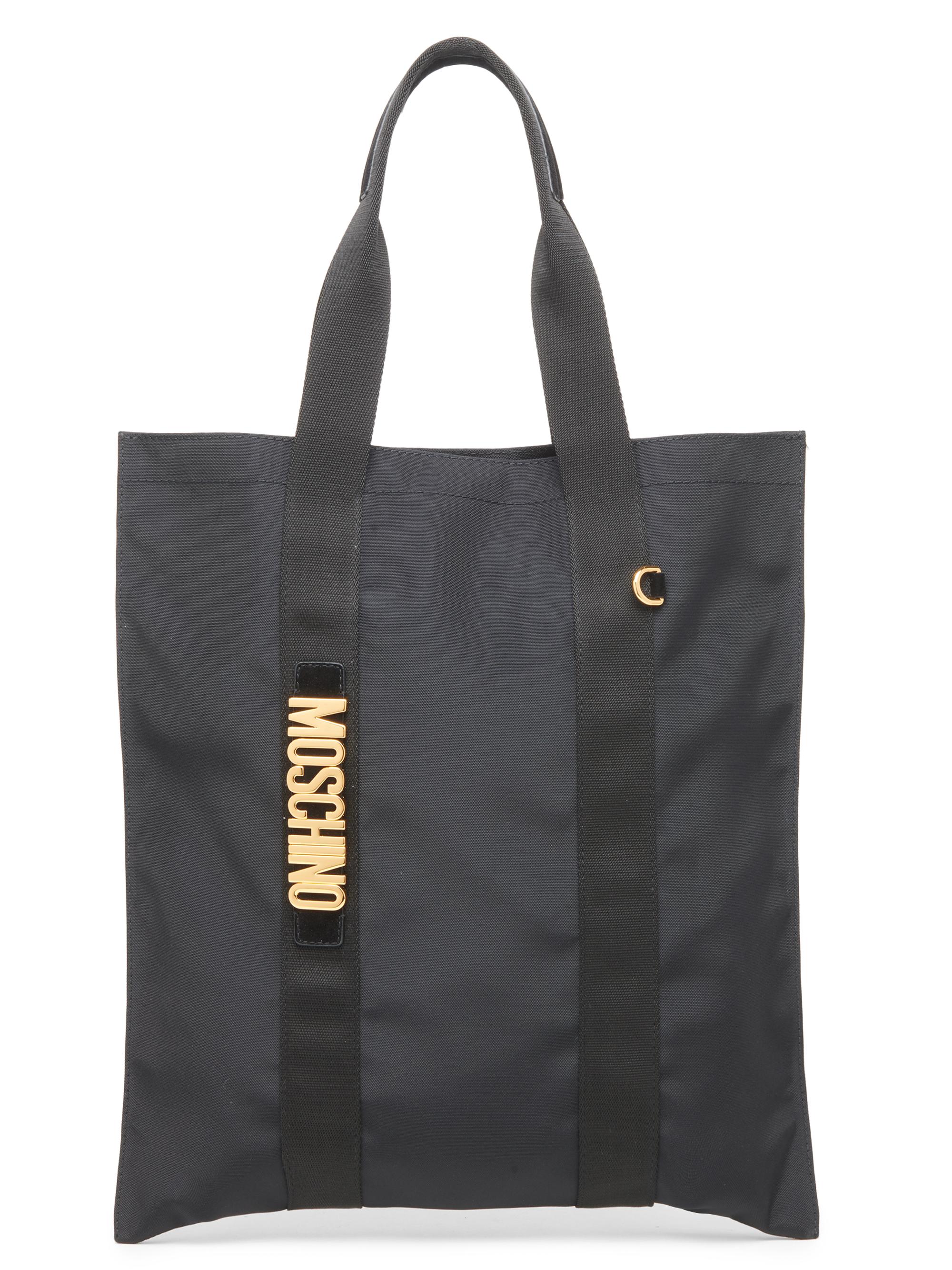 Moschino Mini Tie Me Topstitch Wool-Blend Top Handle Bag | Saks