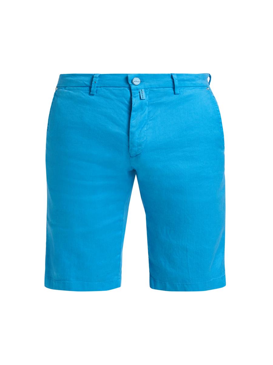 Kiton Men's Corabba Straight-leg Shorts In Purple