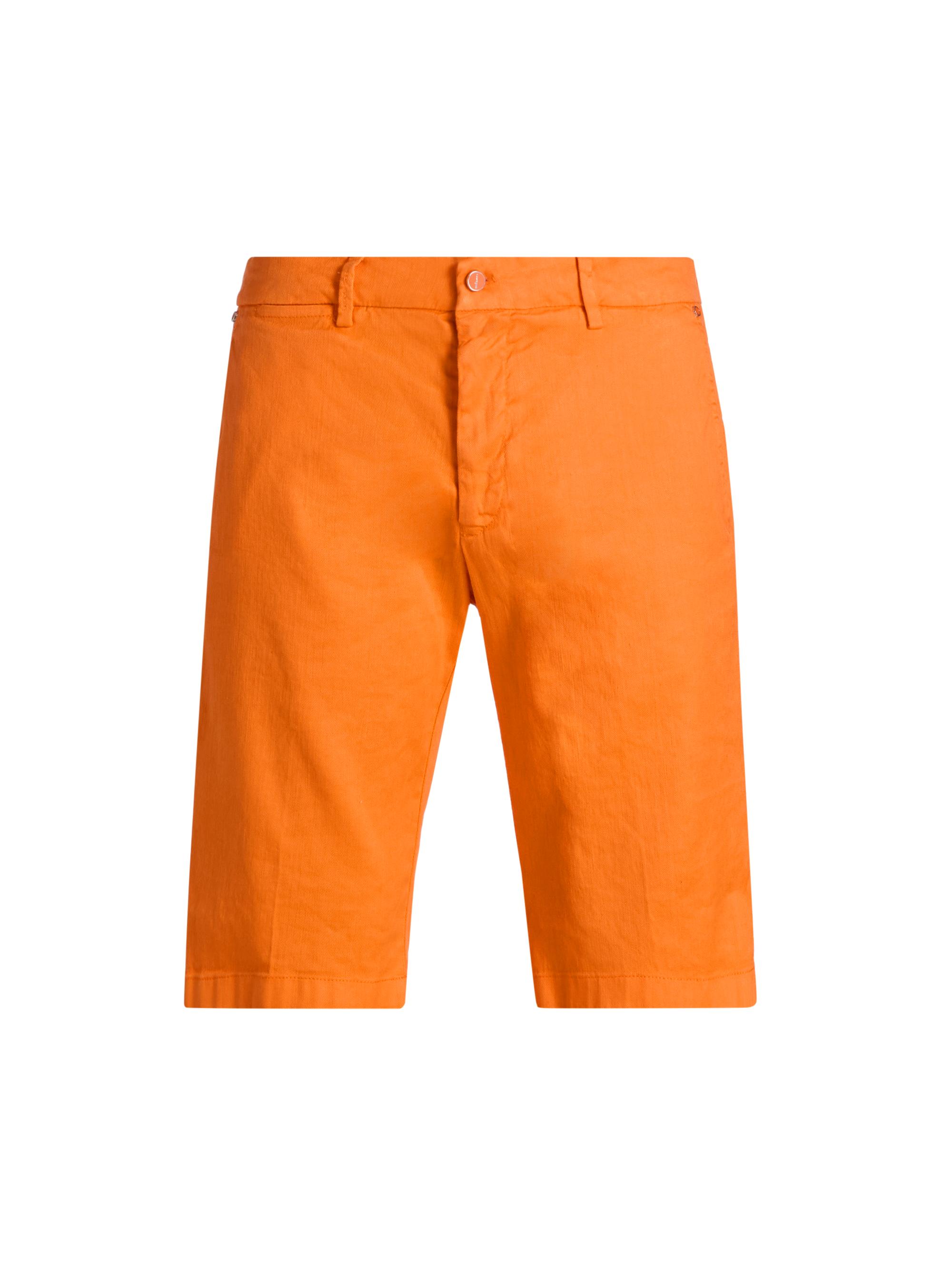 mens orange dress shorts Linen Shorts For Tall Men in Burnt Orange 34 / Tall / Burnt Orange