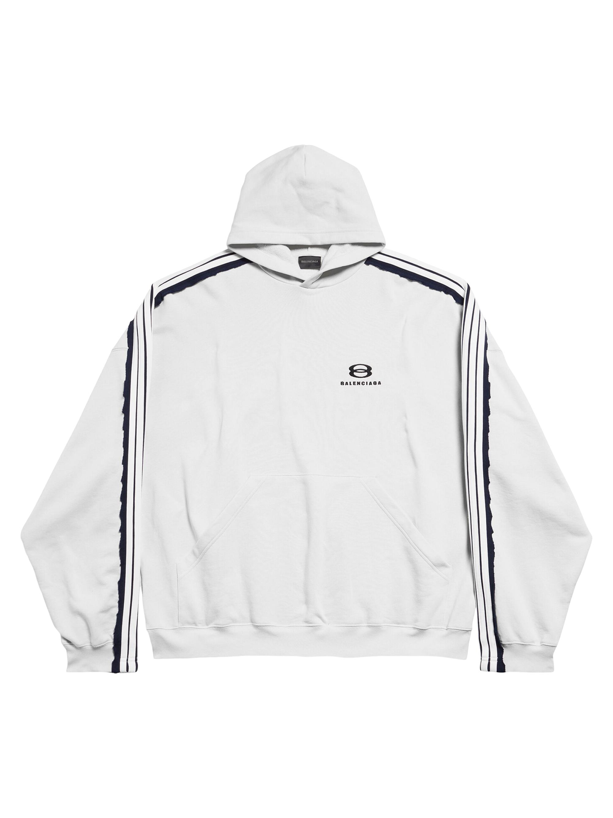 Balenciaga Paris Soccer Medium Fit Zip-Up Hoodie | Saks Fifth Avenue