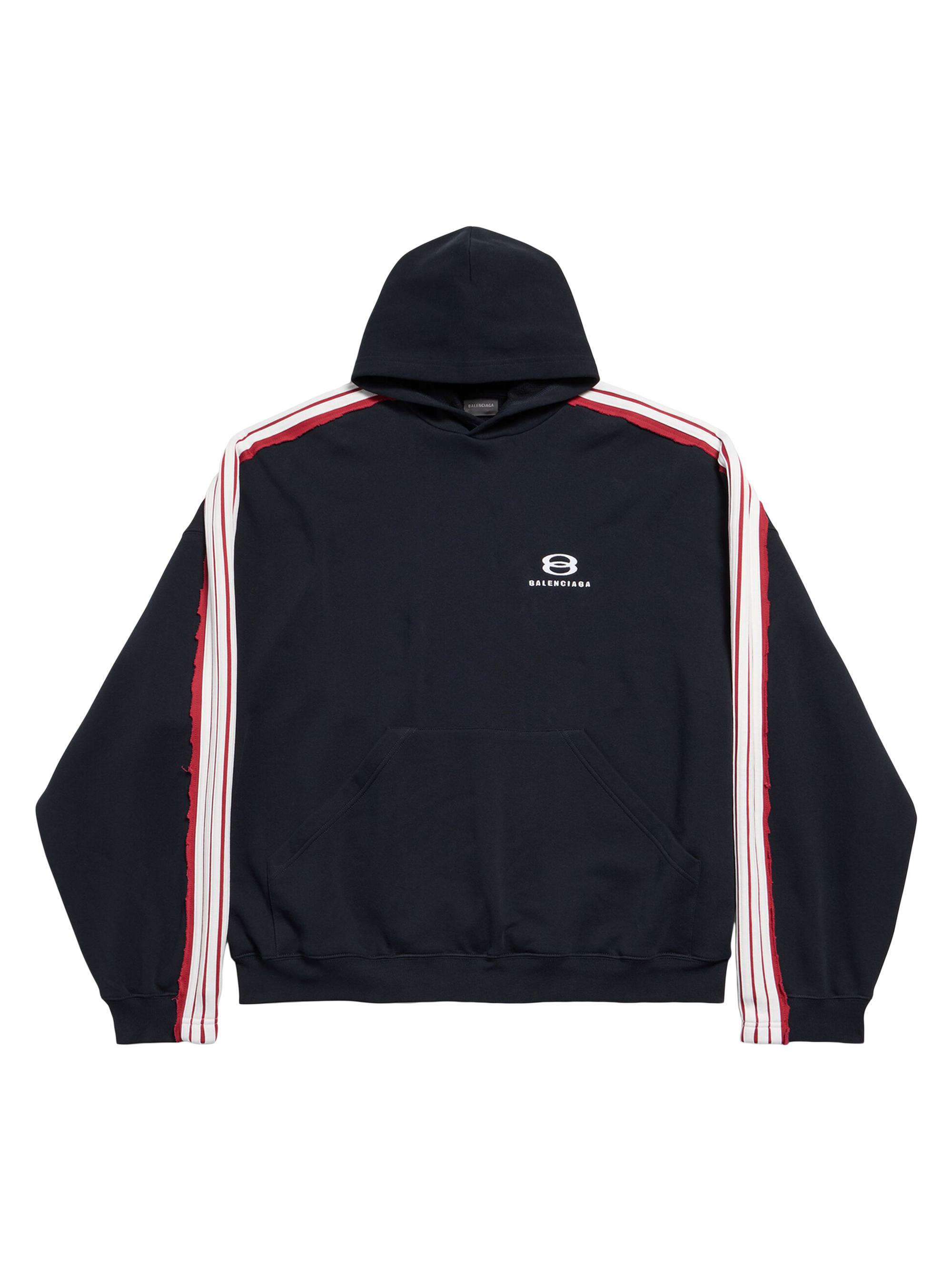 Balenciaga Sponsor Logos Large Zip-Up Hoodie | Saks Fifth Avenue