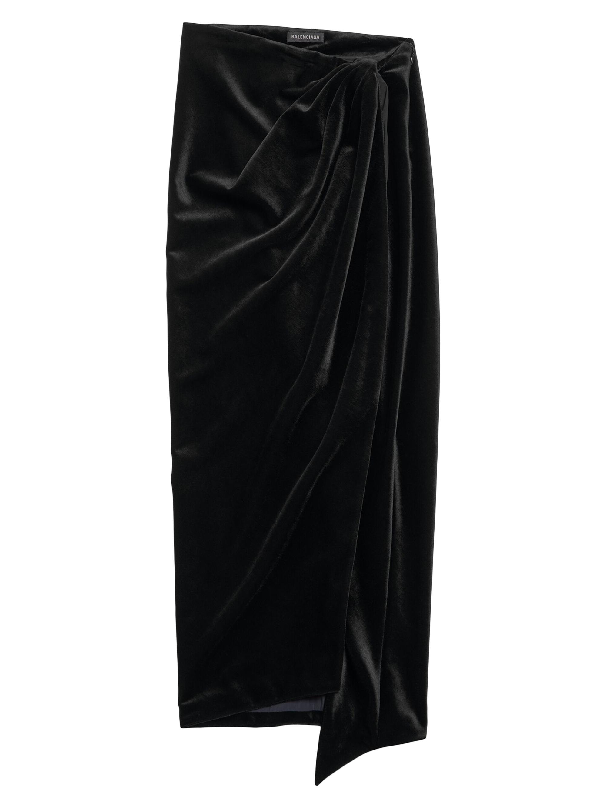 Balenciaga Women's Wrap Skirt - Black