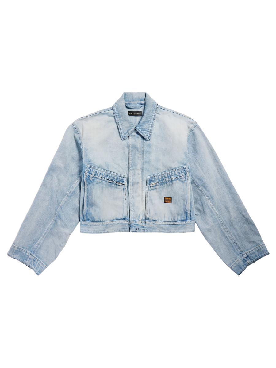 Balenciaga Cropped Workwear Jacket | Saks Fifth Avenue