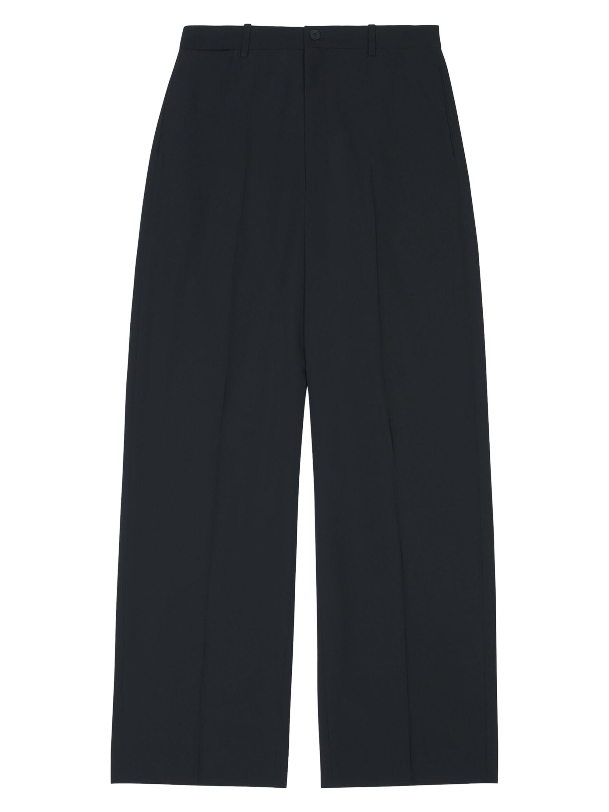 Balenciaga Men's Large Fit Tailored Pants - Black