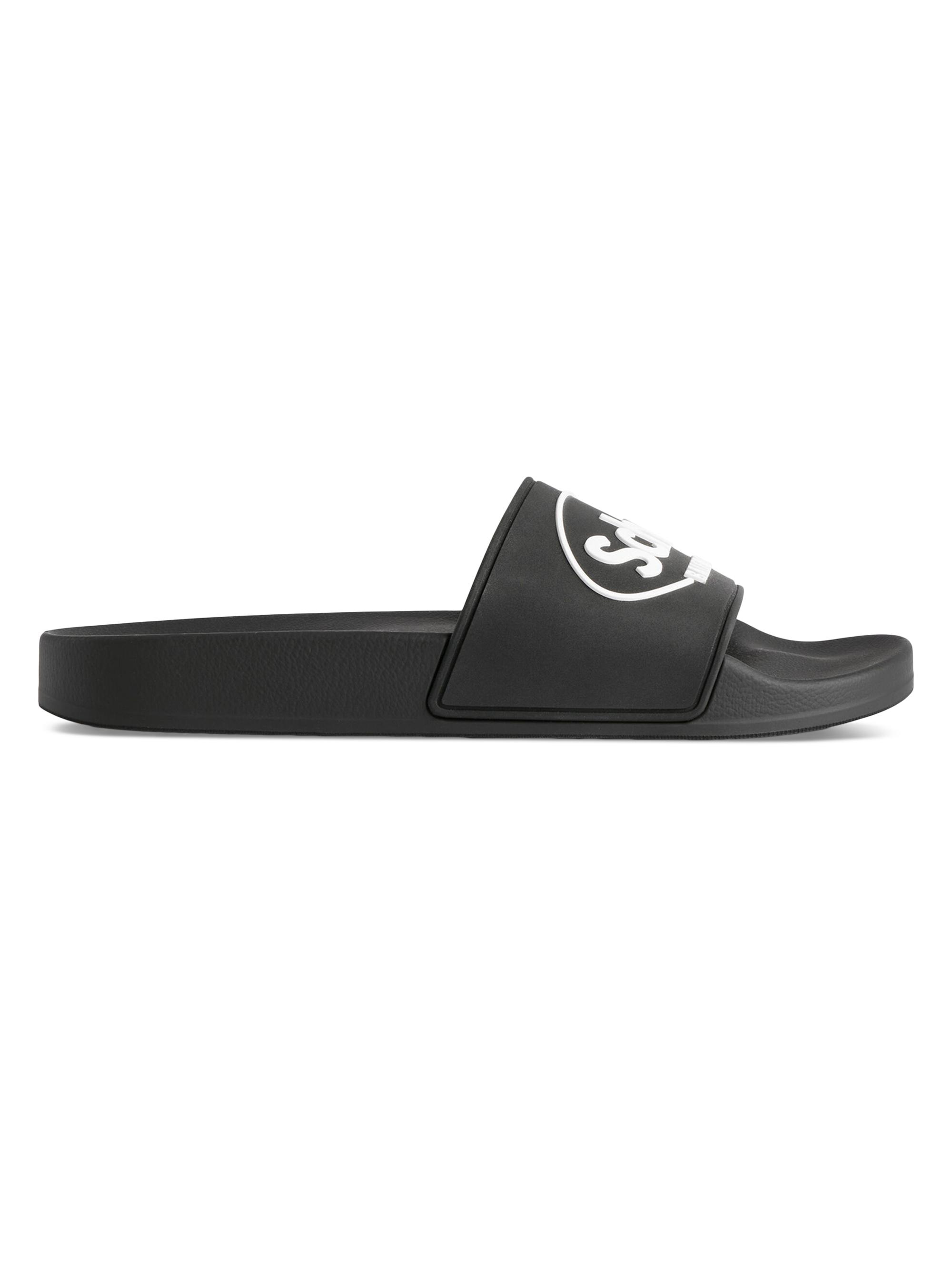 BALENCIAGA POOL MAN サンダル ブラック 26cm 作り大きめ Men's Pool Slide Sandal in Black | Balenciaga US
