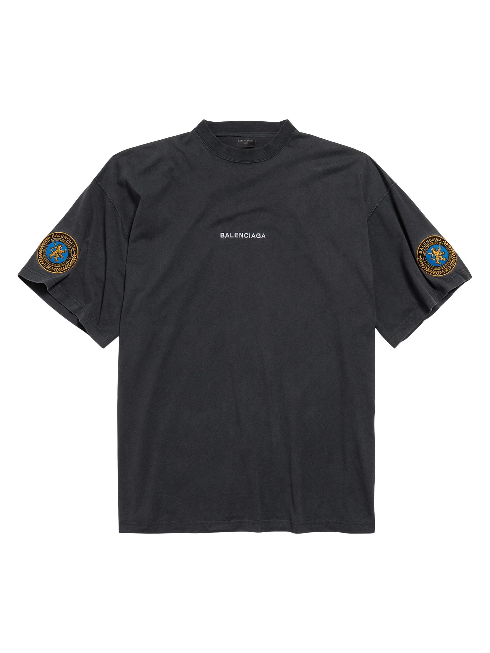 Balenciaga Sponsor Logos Oversized T-Shirt | Saks Fifth Avenue