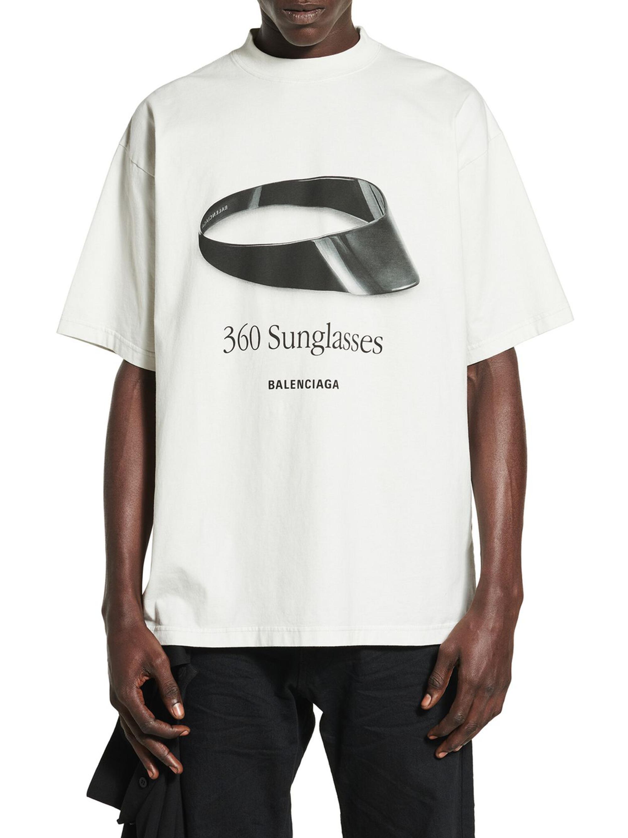 Balenciaga tシャツ Balenciaga 360 Sunglasses T-shirt Medium Fit | Saks Fifth Avenue