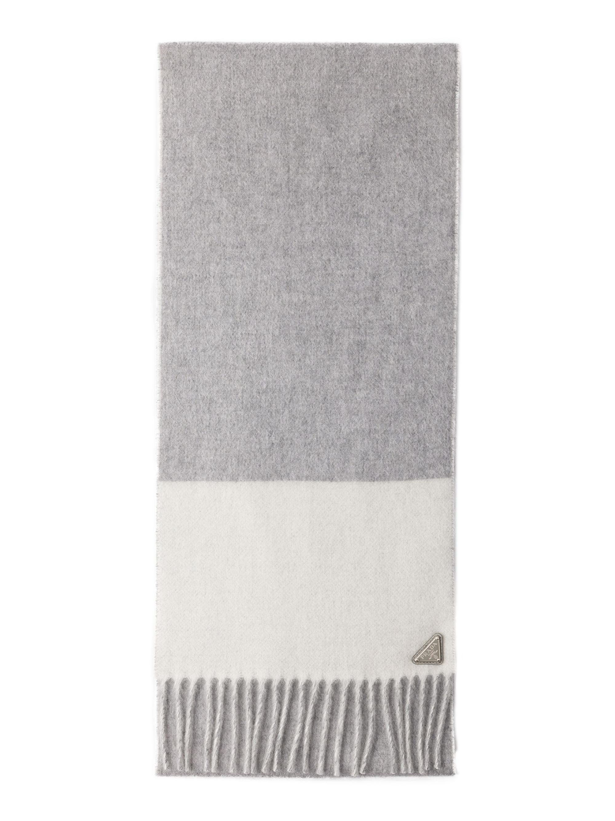 Prada Women's Cashmere Scarf - Grey