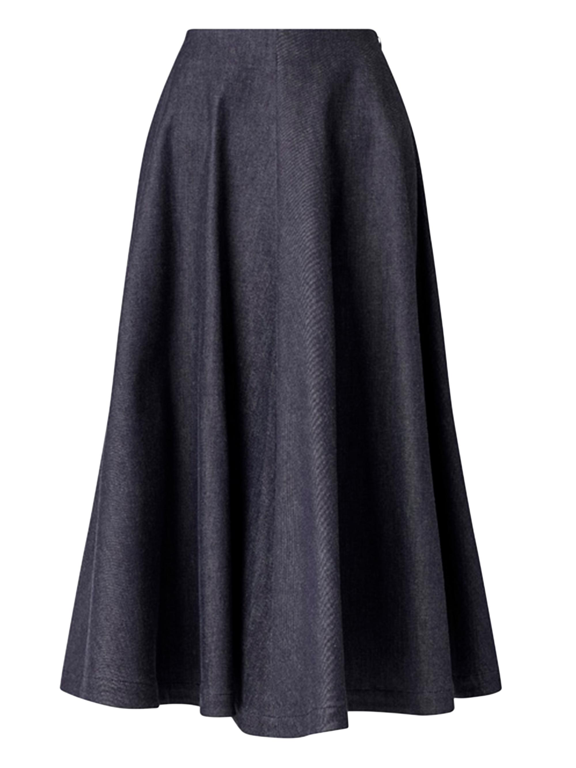 Altuzarra Women's Varda Cotton Faille Midi-Skirt - Berry Blue