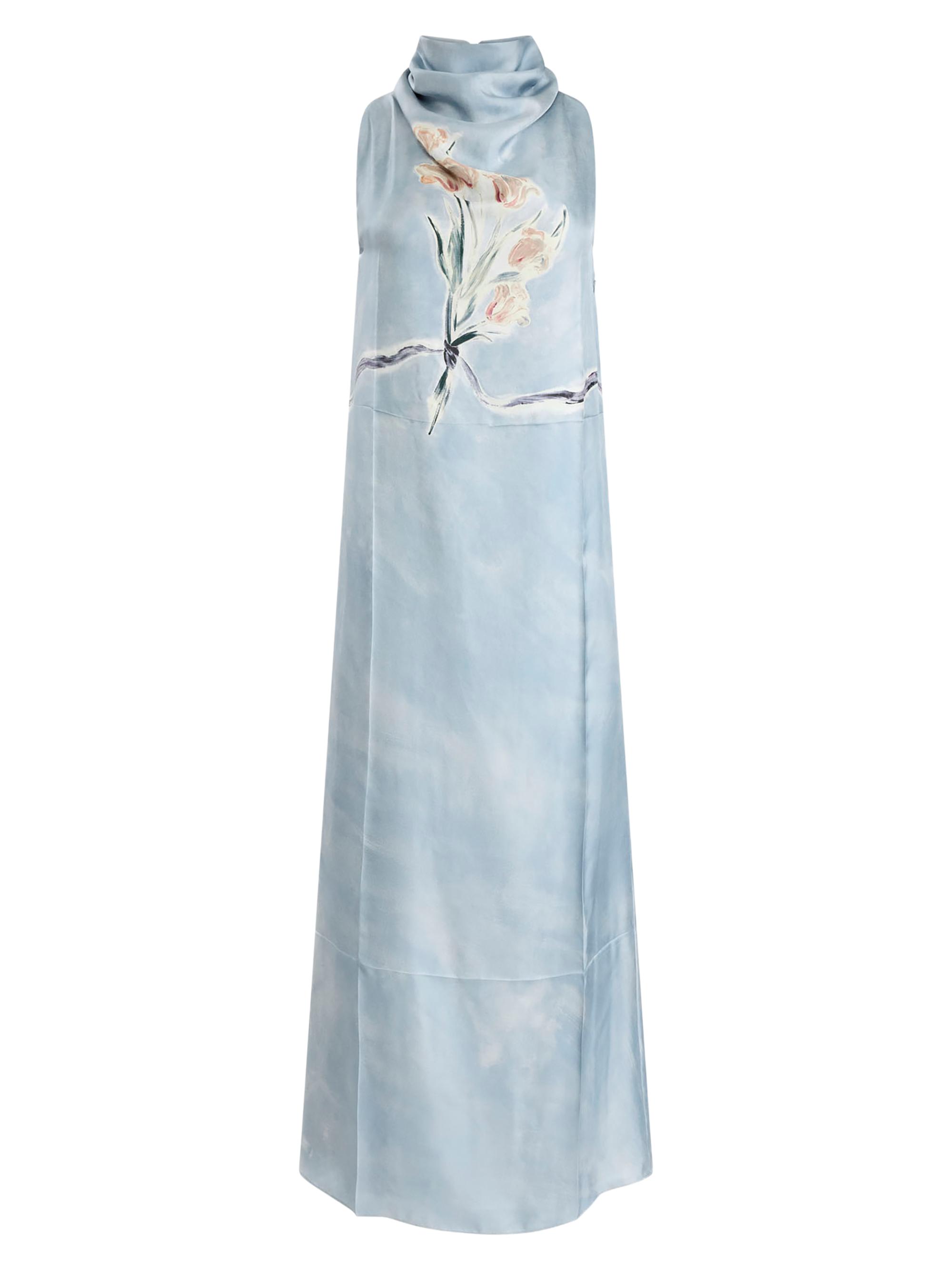 Altuzarra Women's Noori Silk Maxi Dress - Storm Tulip