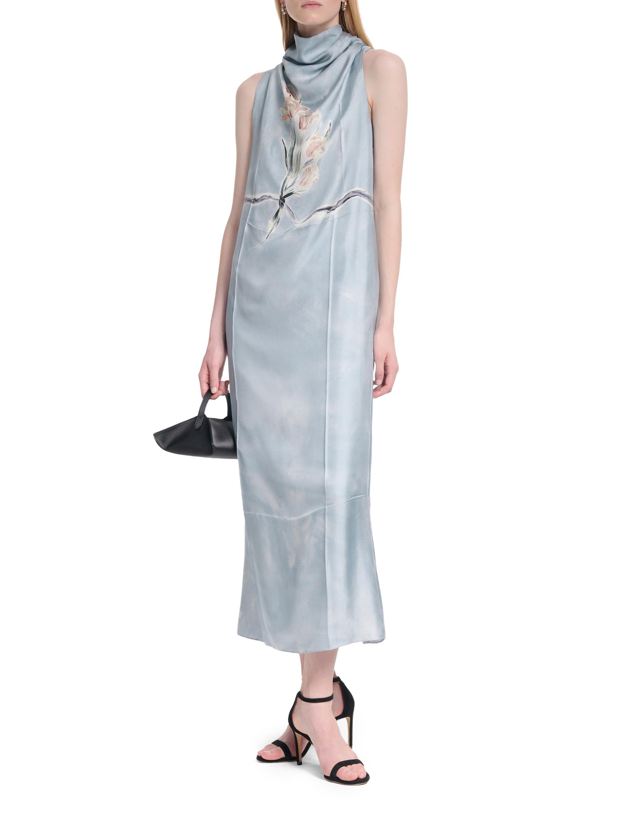 Nuada Silk Shibori Midi Dress