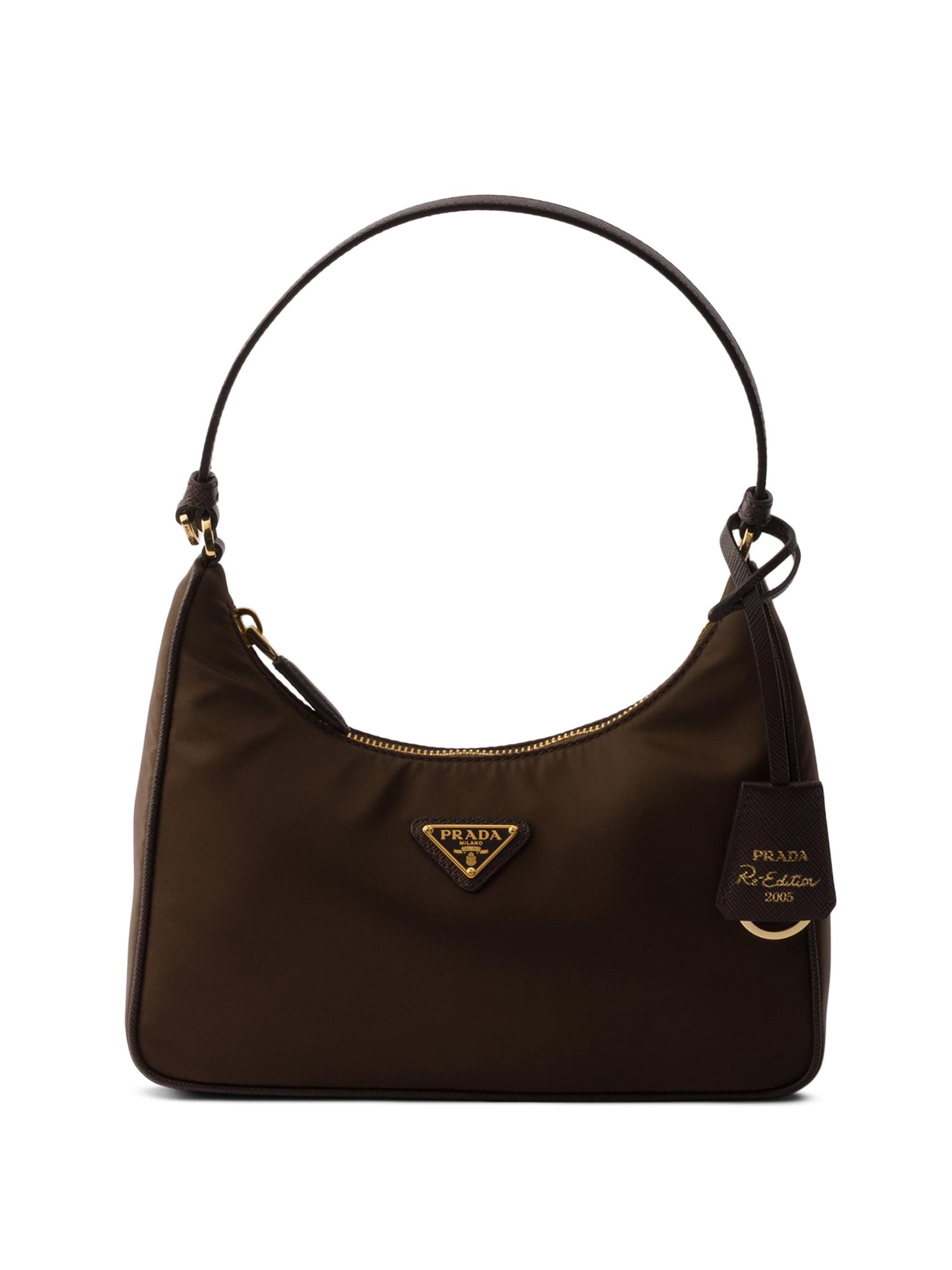 Prada Women's Re-Edition 2005 Re-Nylon and Saffiano Mini Shoulder Bag - Brown