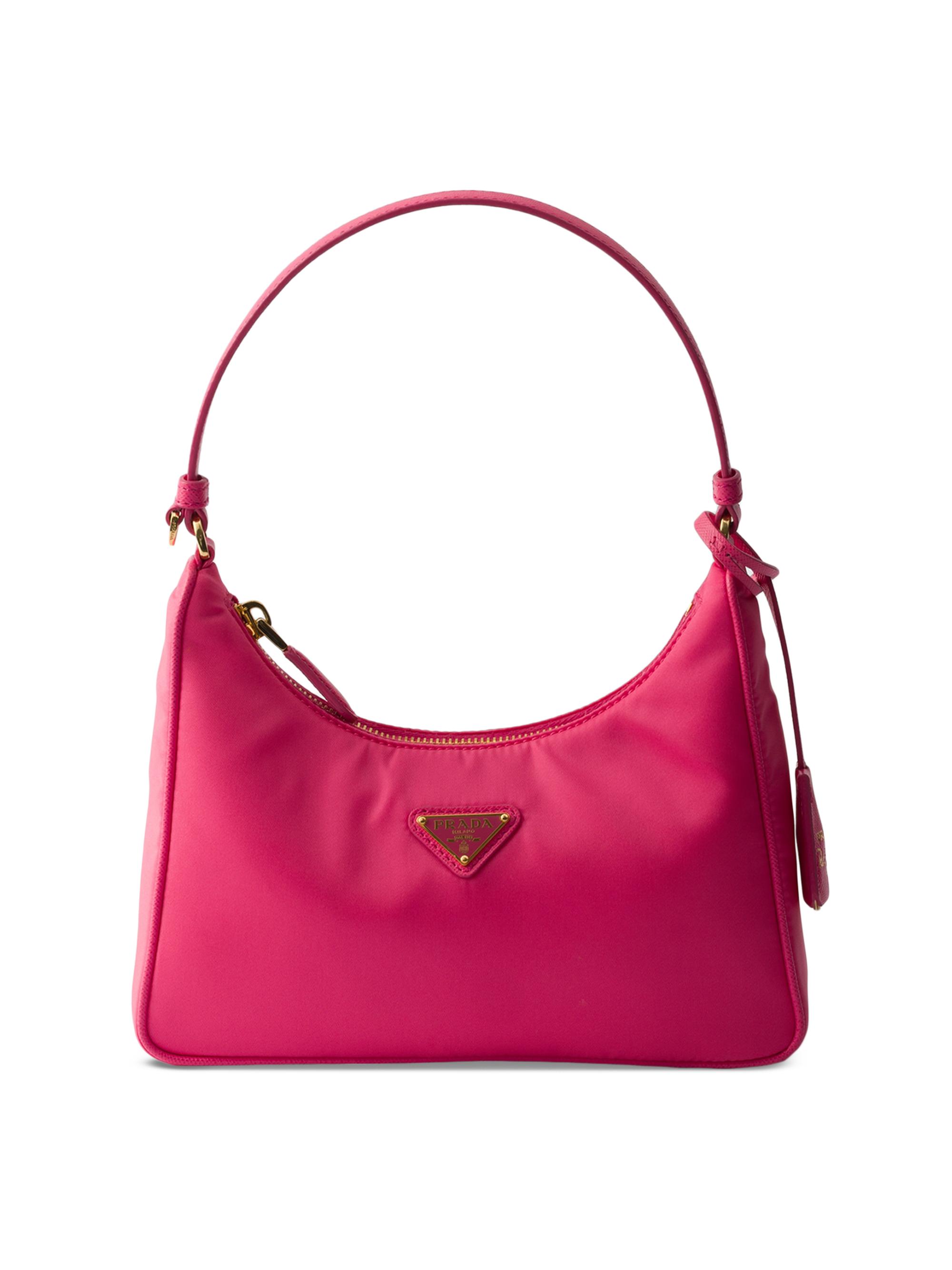 Prada Women's Re-Edition 2005 Re-Nylon and Saffiano Mini Shoulder Bag - Hot Pink