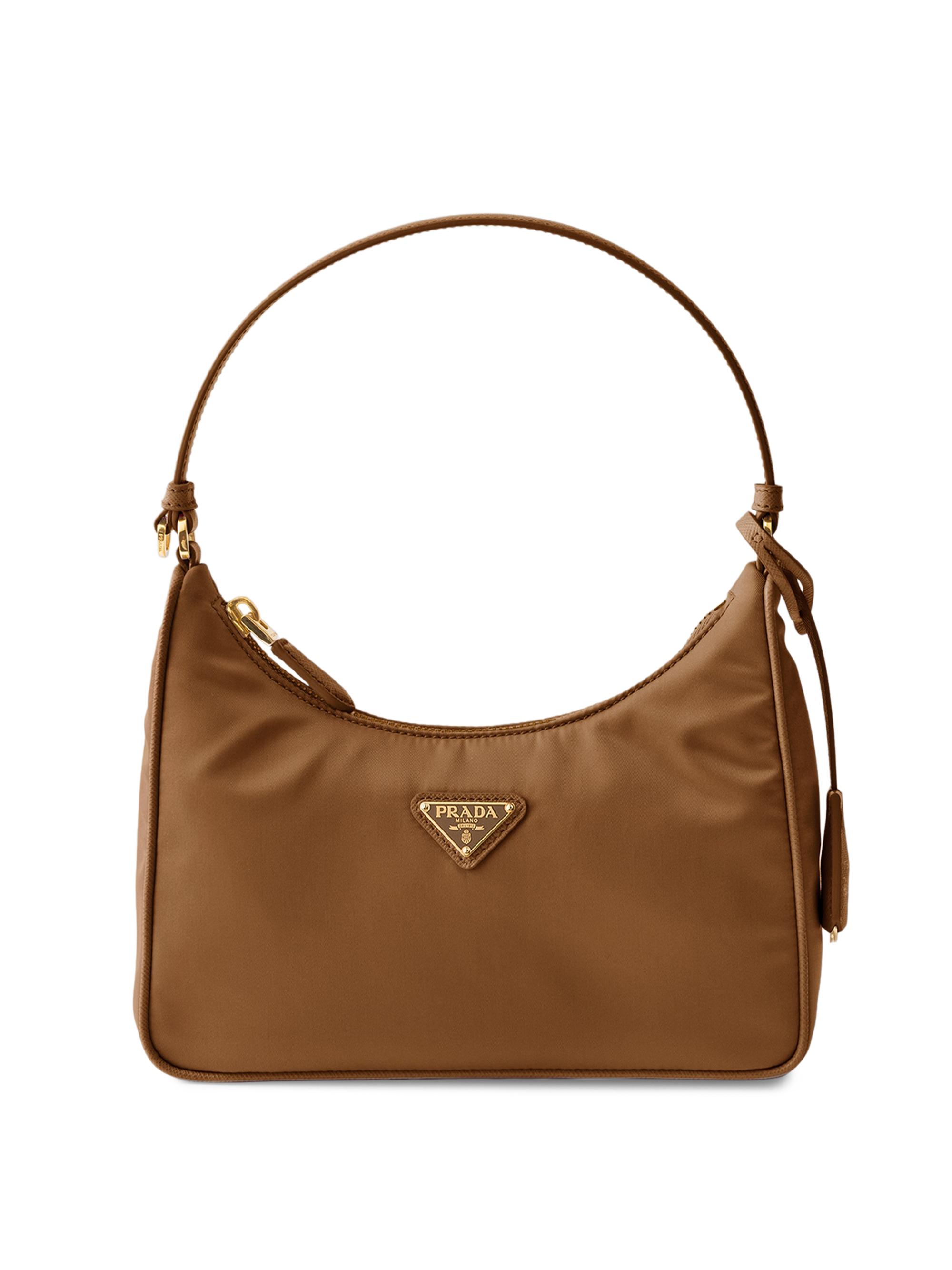 Prada Women's Re-Edition 2005 Re-Nylon and Saffiano Mini Shoulder Bag Brown