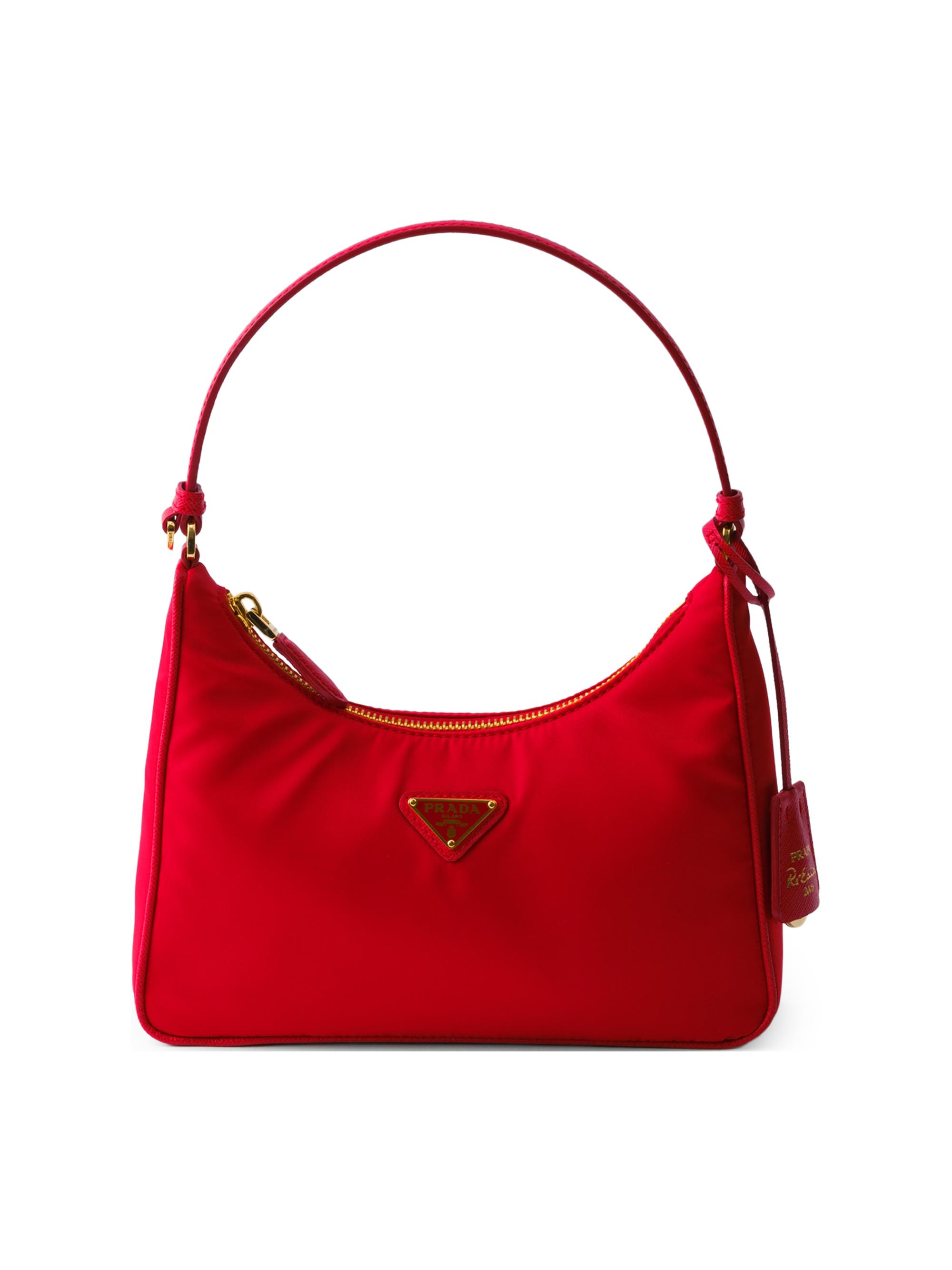 Prada Women's Re-Edition 2005 Re-Nylon and Saffiano Mini Shoulder Bag - Red