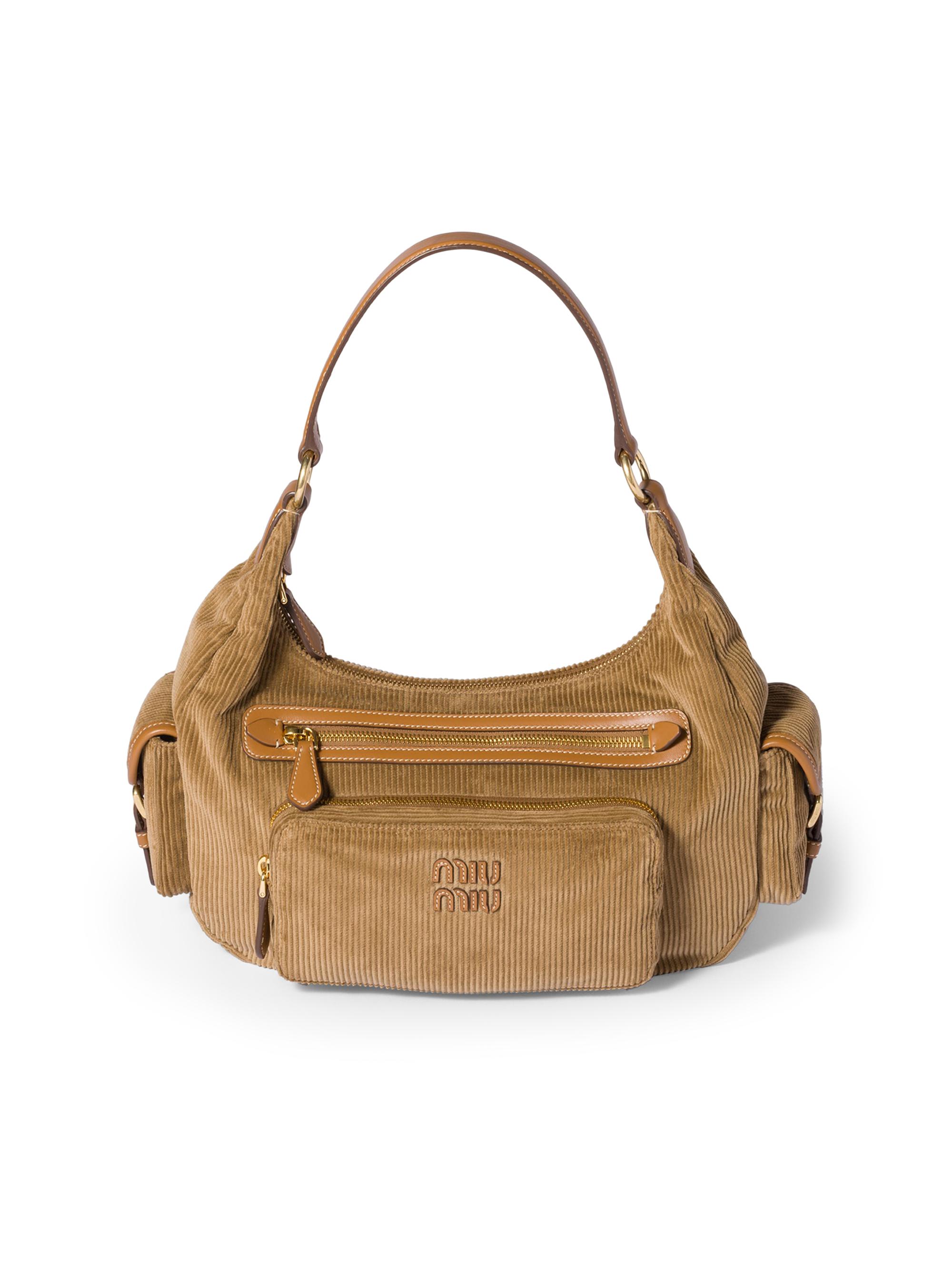 Miu Miu Corduroy Pocket Shoulder Bag | Saks Fifth Avenue
