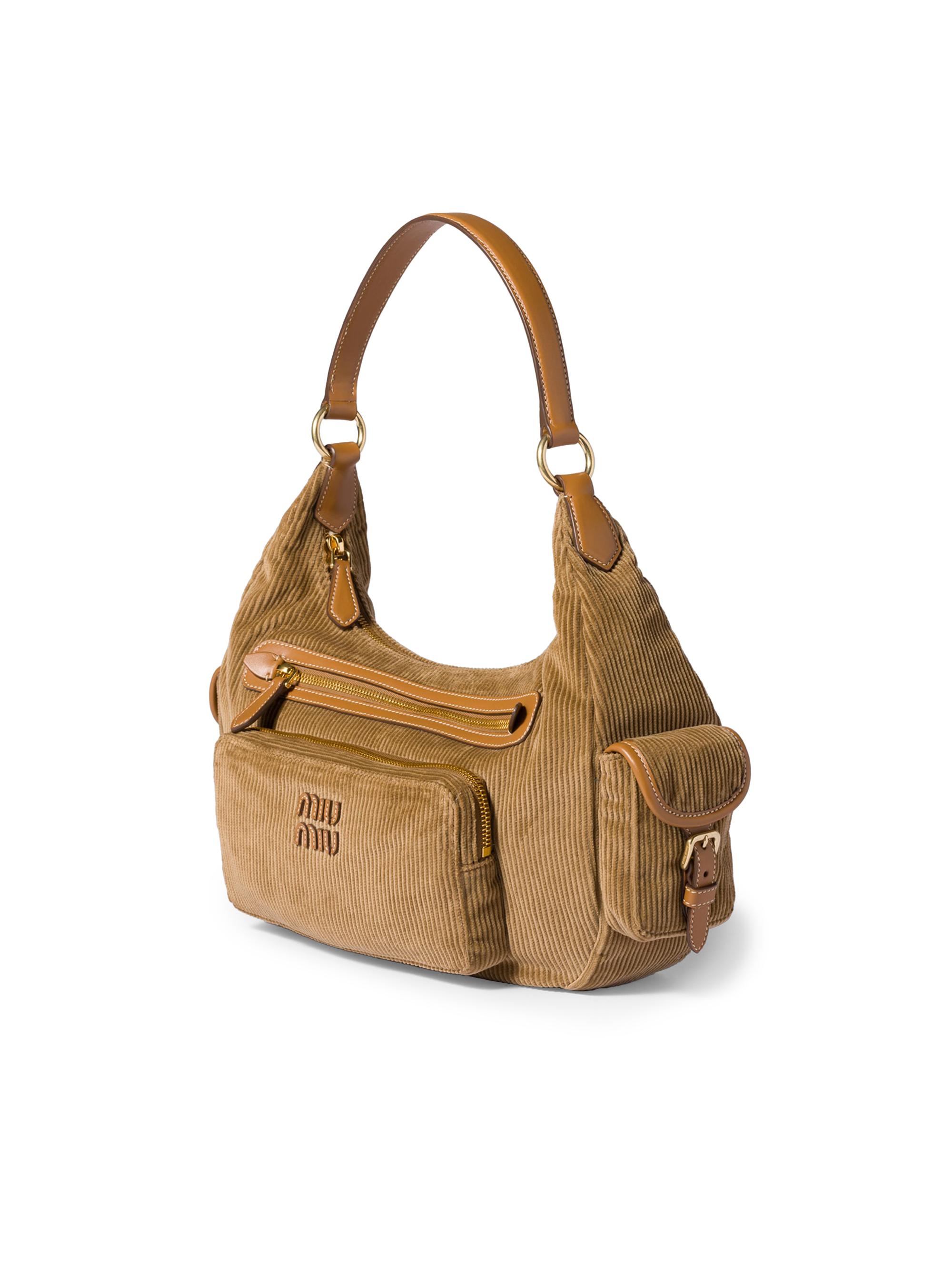 Miu Miu Corduroy Pocket Shoulder Bag | Saks Fifth Avenue