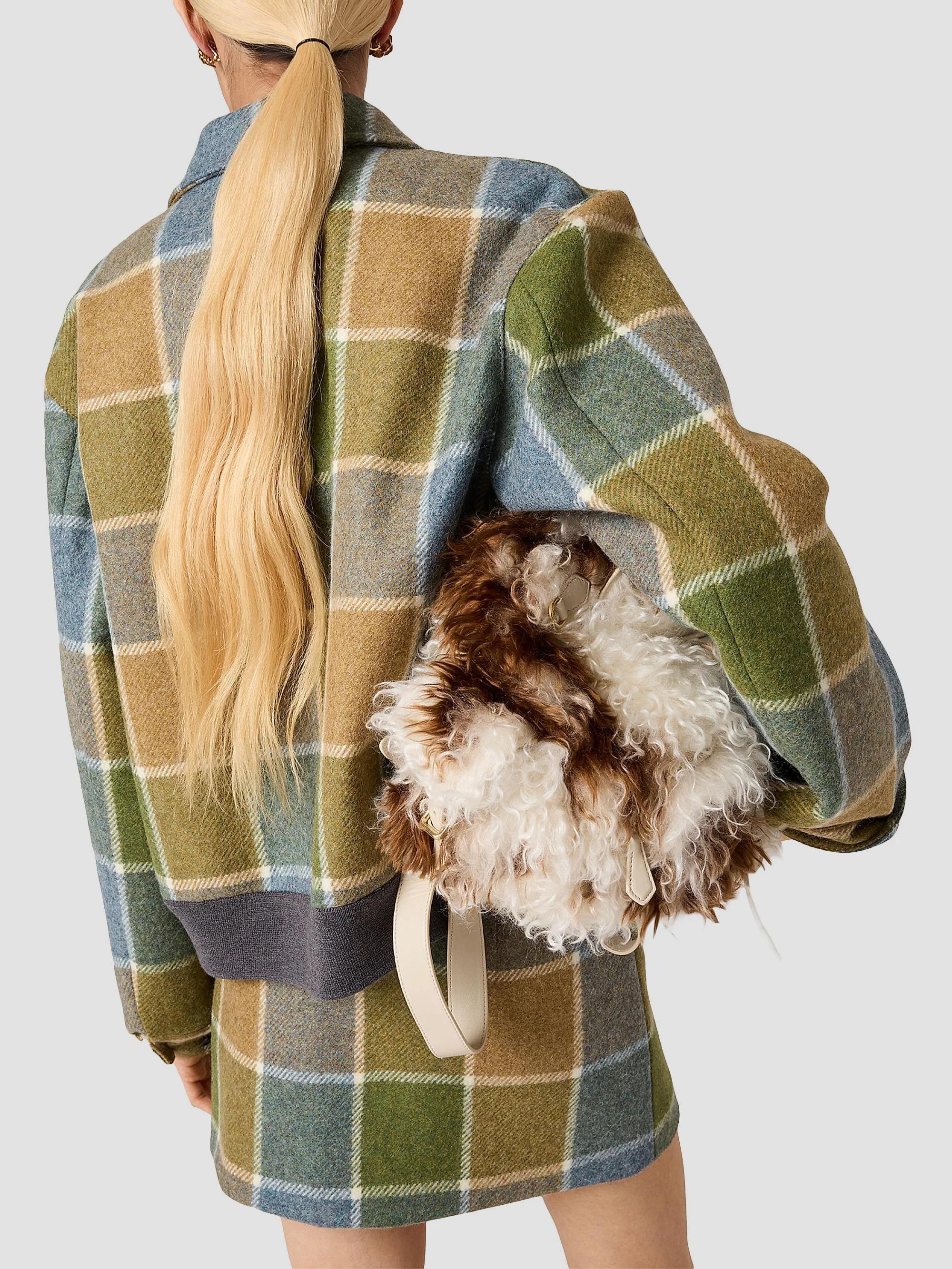 Miu Miu Checked Blouson Jacket | Saks Fifth Avenue