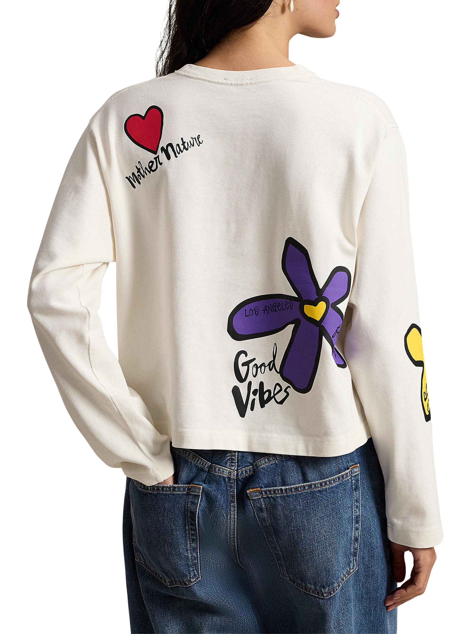 Polo Ralph Lauren Floral NY Logo Long-Sleeve Shirt | Saks Fifth Avenue