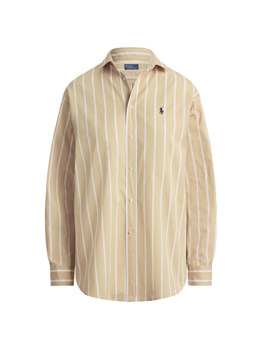 Polo Ralph Lauren Women's Striped Button-front Cotton Shirt