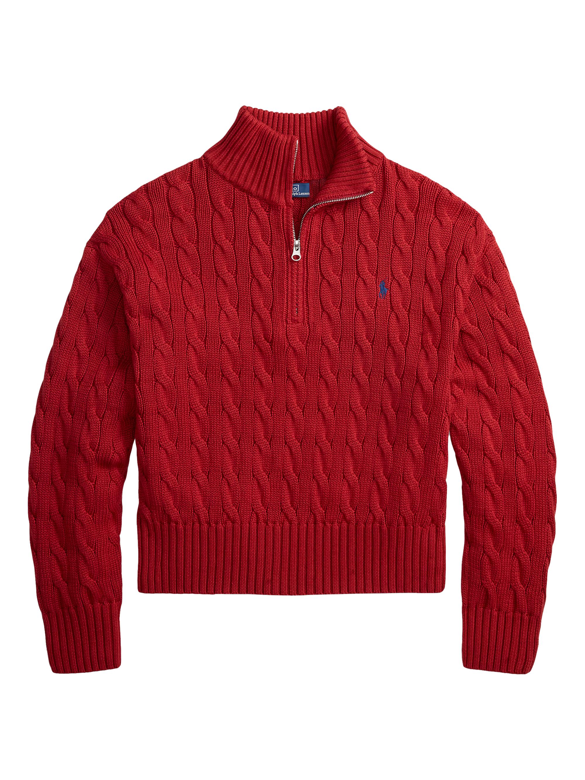 Polo Ralph Lauren Flag Cotton Crewneck Sweater | Saks Fifth Avenue